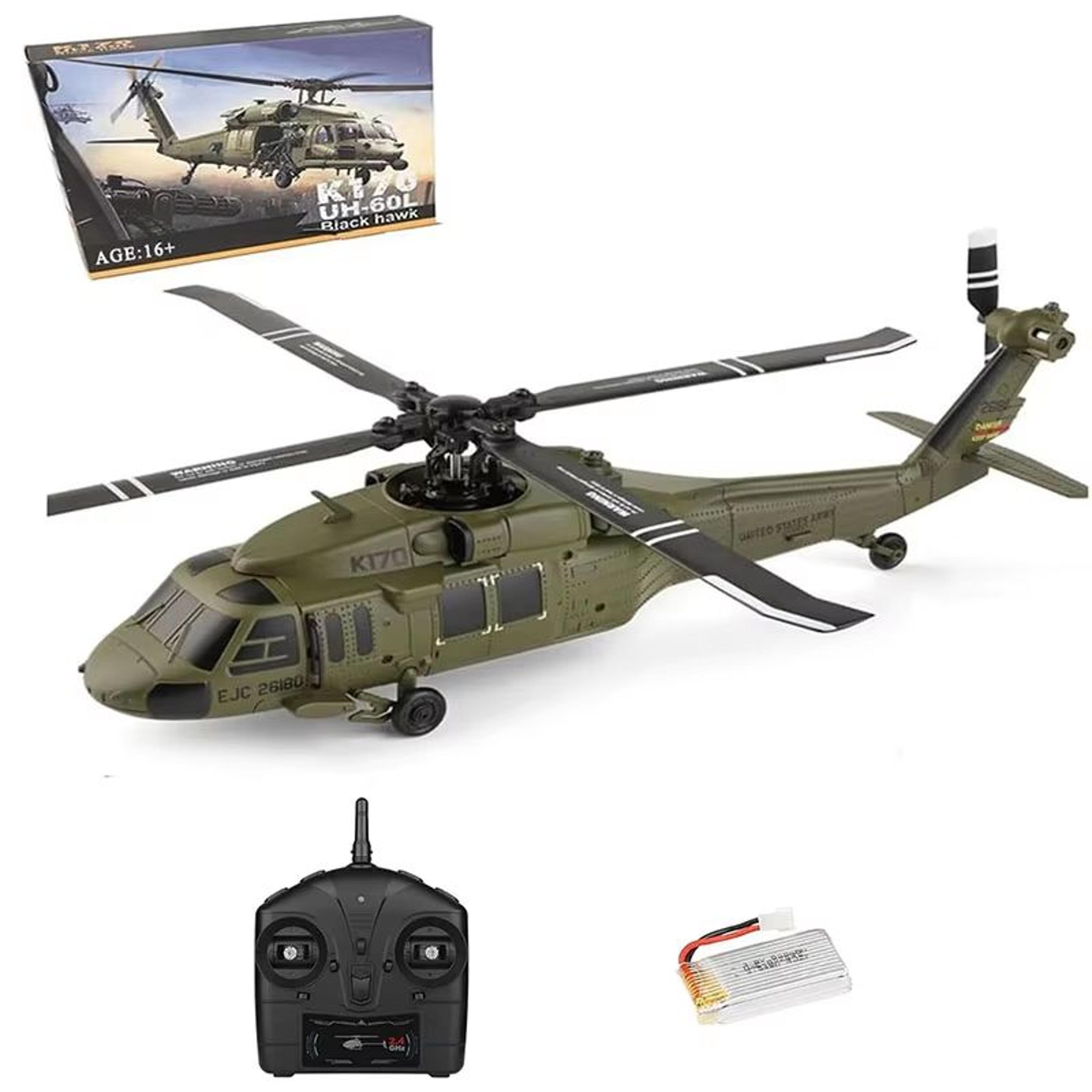 K170 UH60L RC Helicopter With Altitude Hold And 6Axis Gyroscope 6