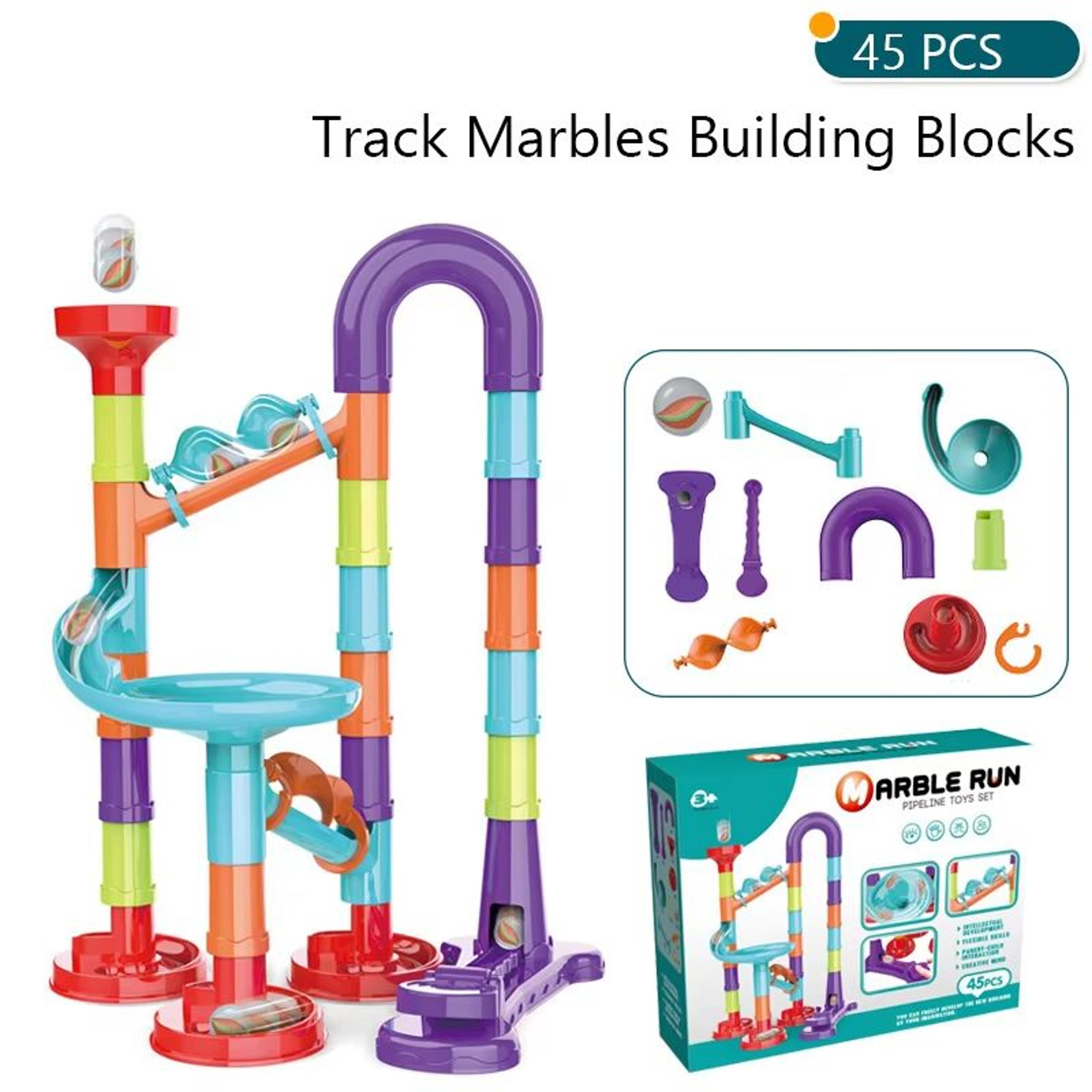 RingRun MarbleTrack  Catapult Building Set  STEM Construction Toy For Kids 6