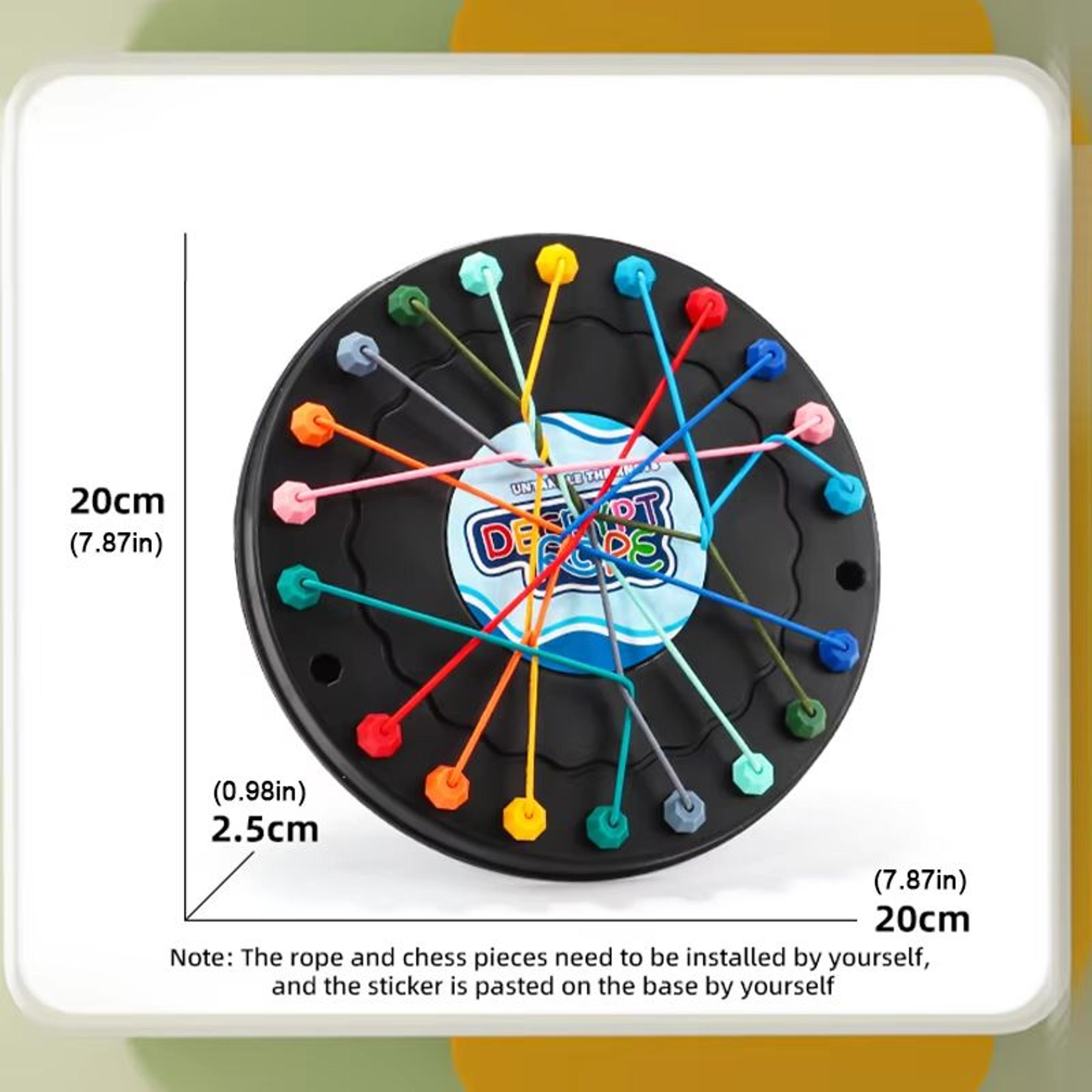 2025 Kids Rope Knot Decoding Logic Training Puzzle Toy 1