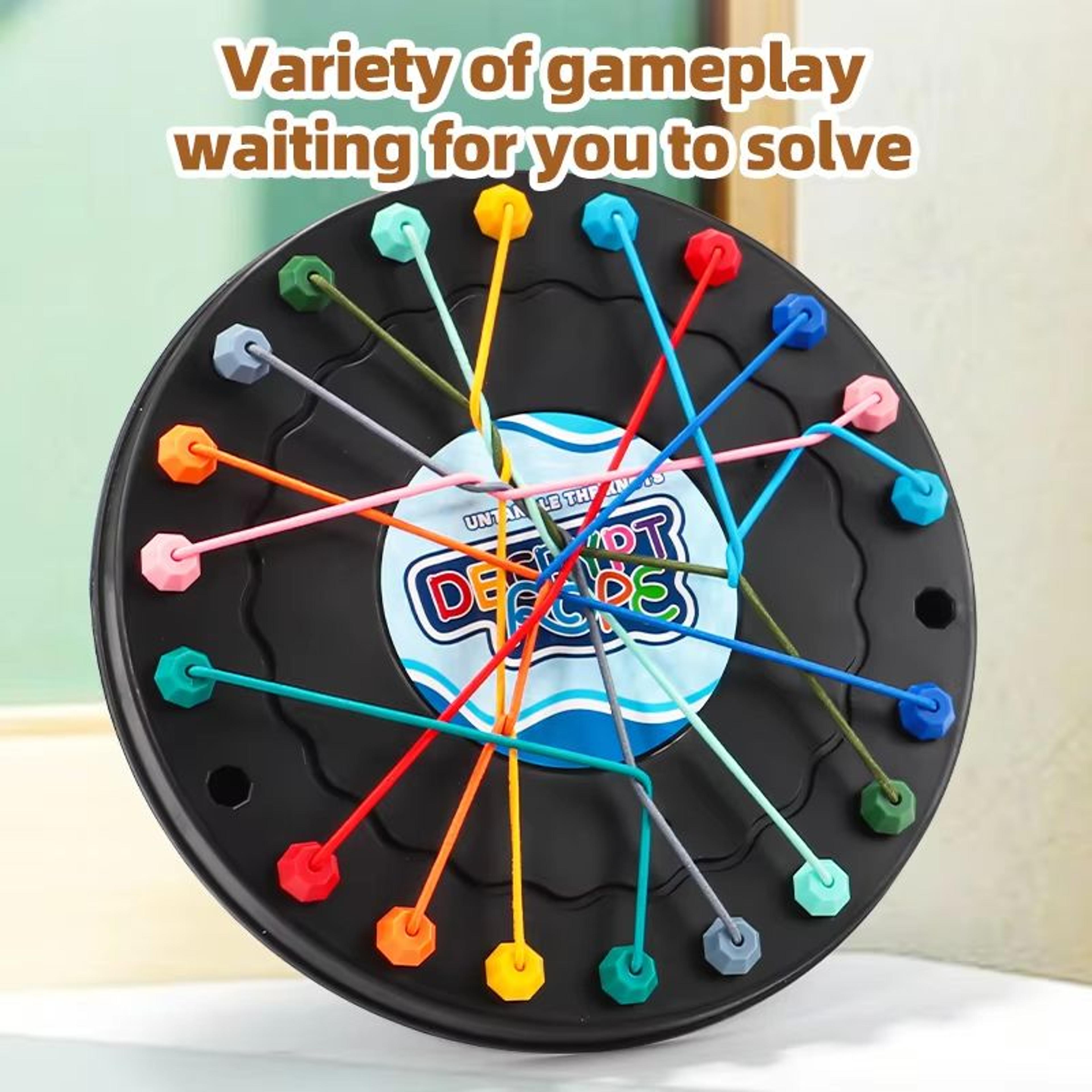 2025 Kids Rope Knot Decoding Logic Training Puzzle Toy 2