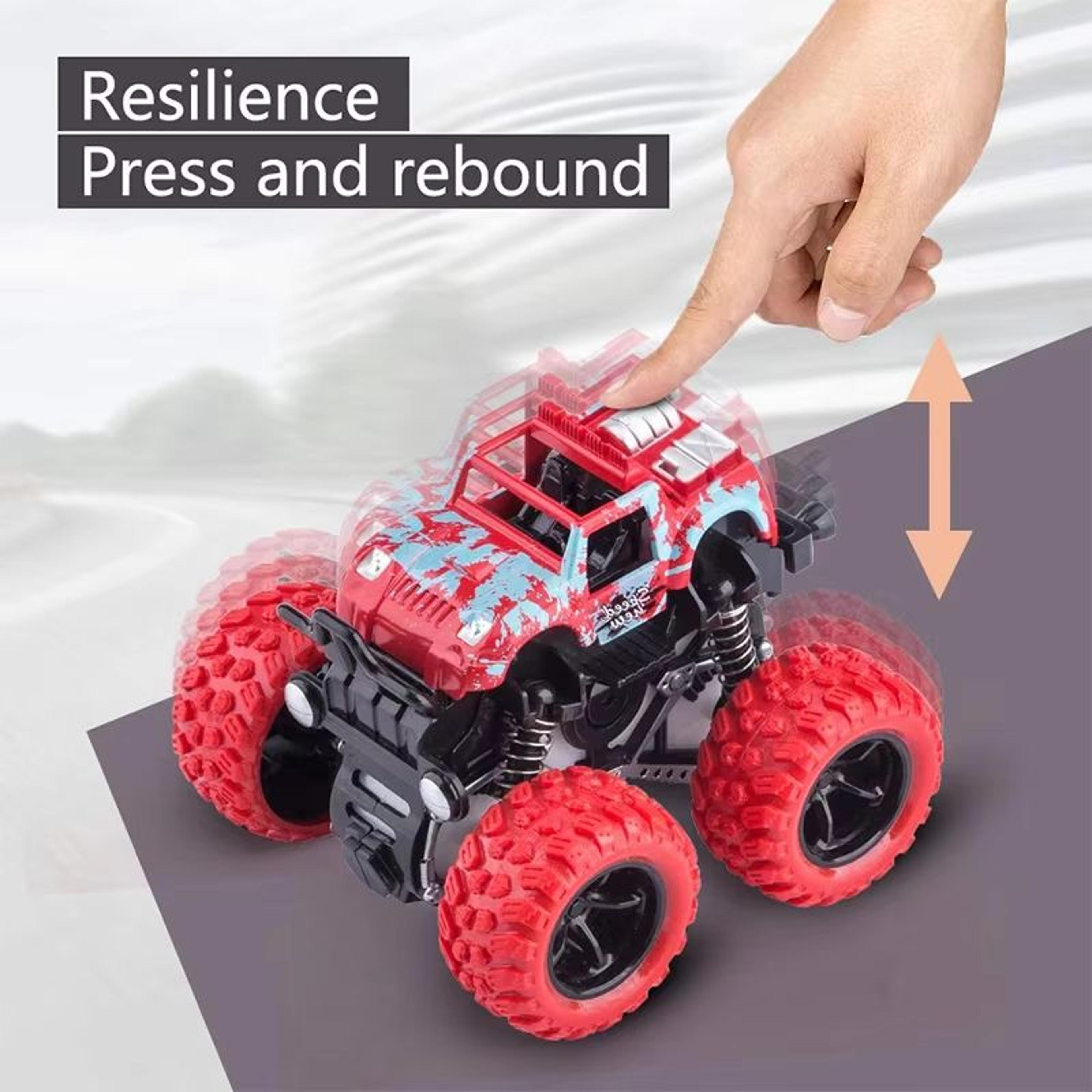 Pull Back 4Wheel Drive OffRoad SUV Toy Car For Kids 1