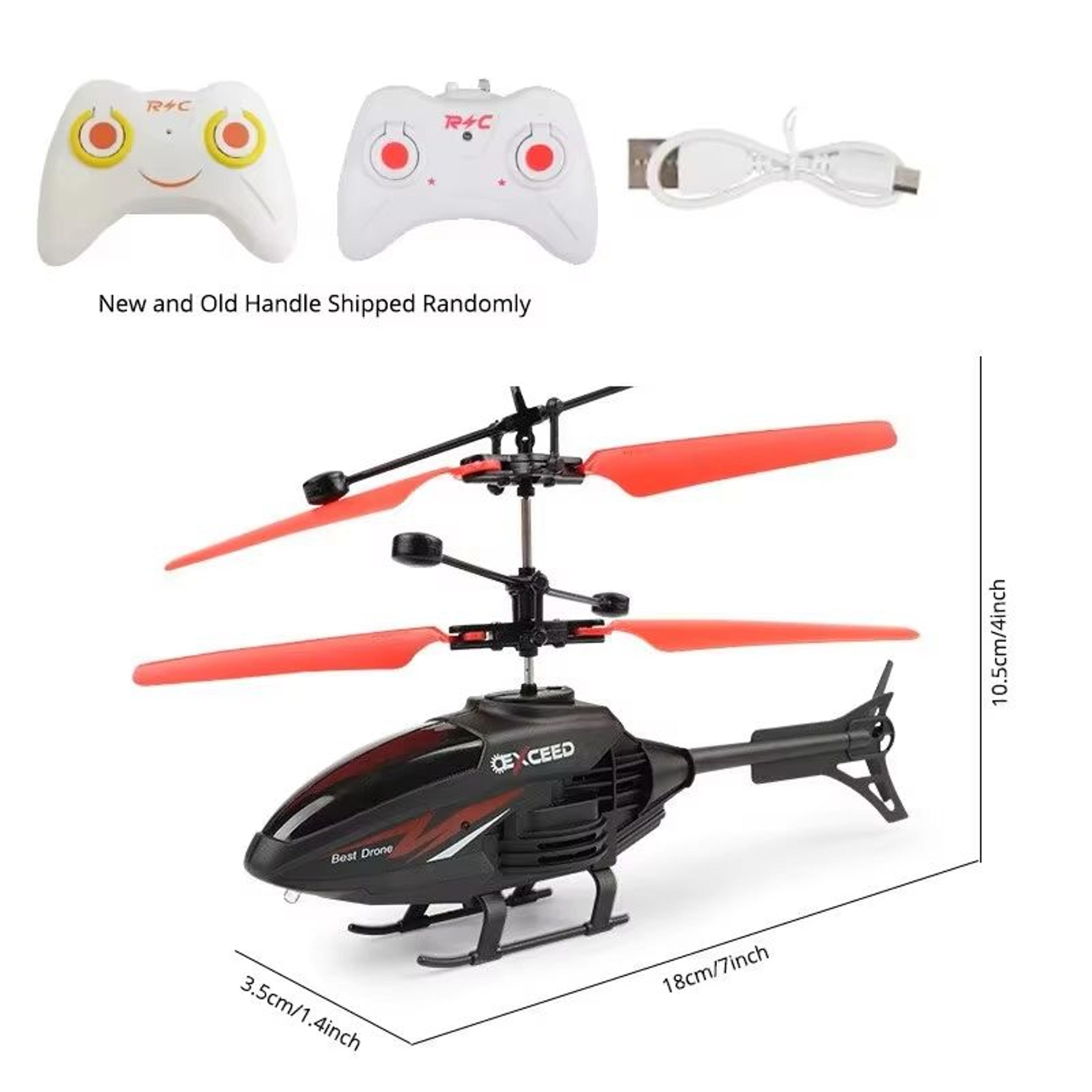 2 Channel Gesture Control RC Helicopter With LED Lights For Kids 1