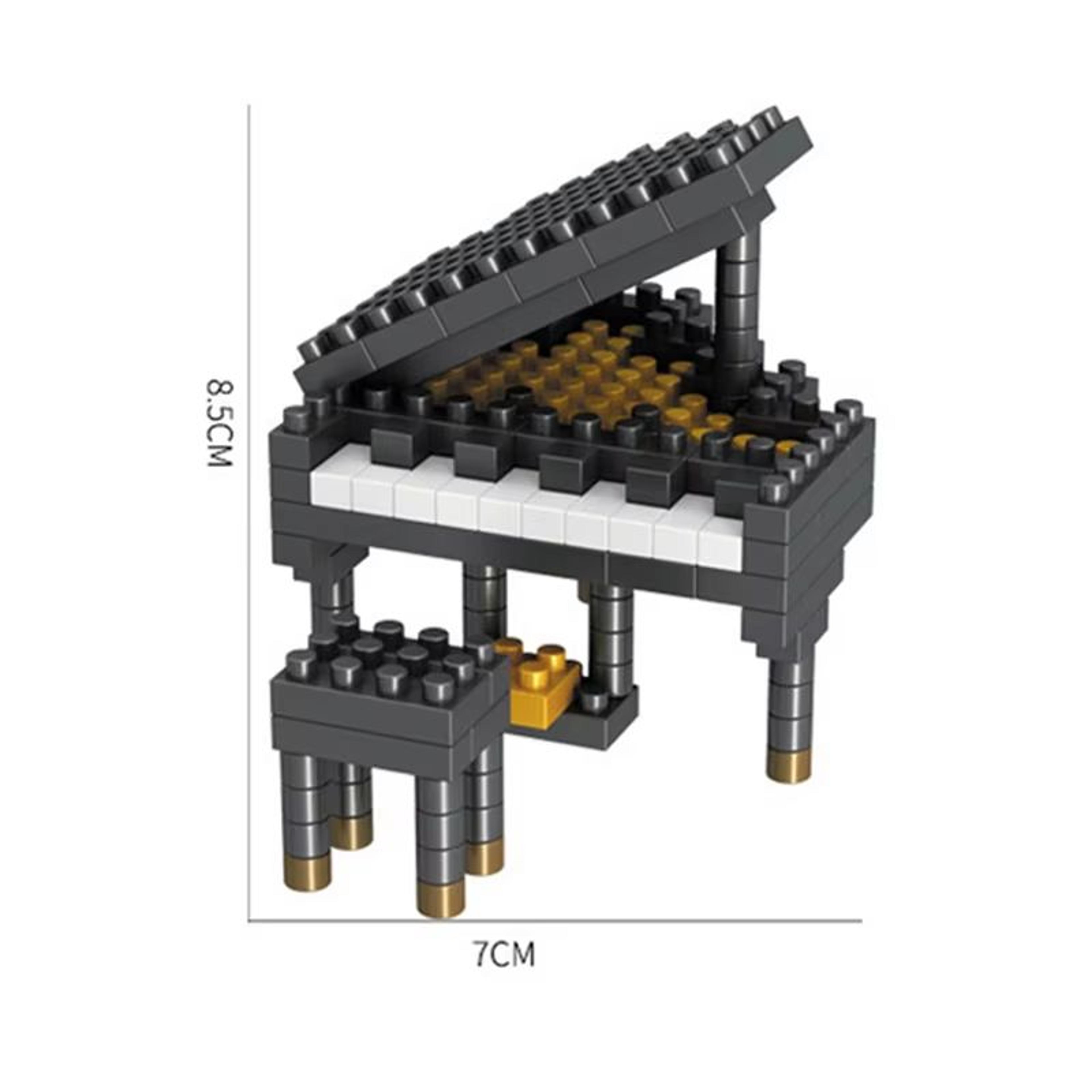 Mini Musical Instrument Building Bricks Set  Piano And Guitar Series 5
