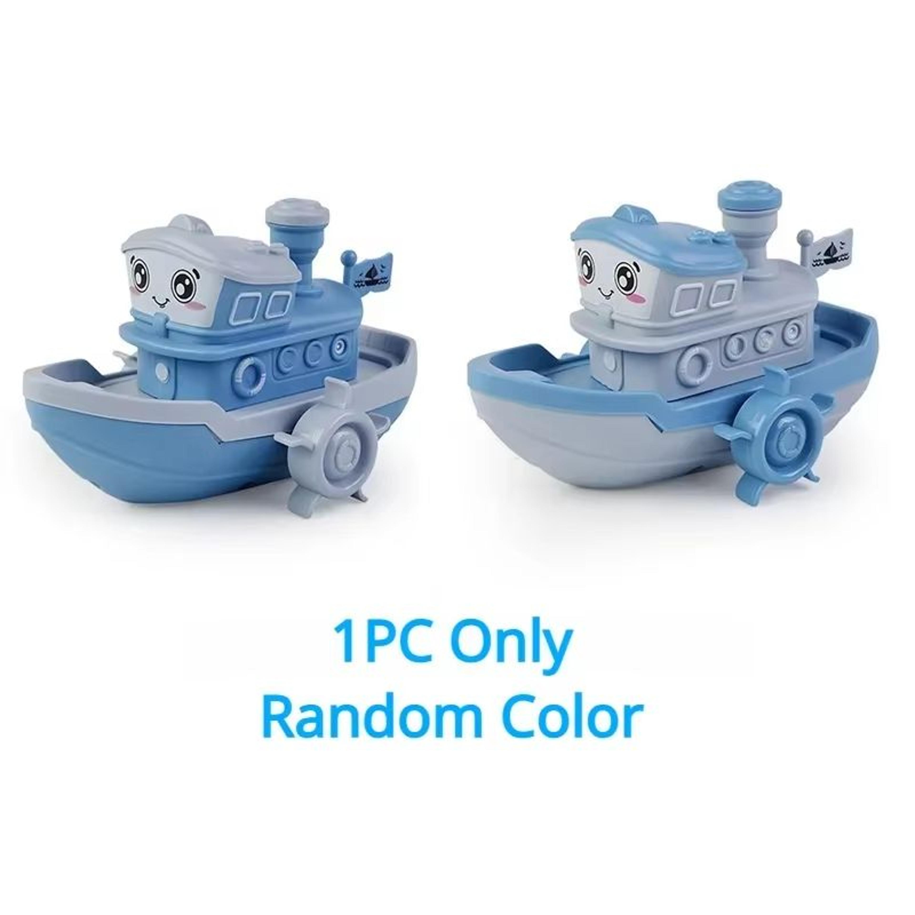 Cute Wind Up Cartoon Ship Bath Toy For Kids 6