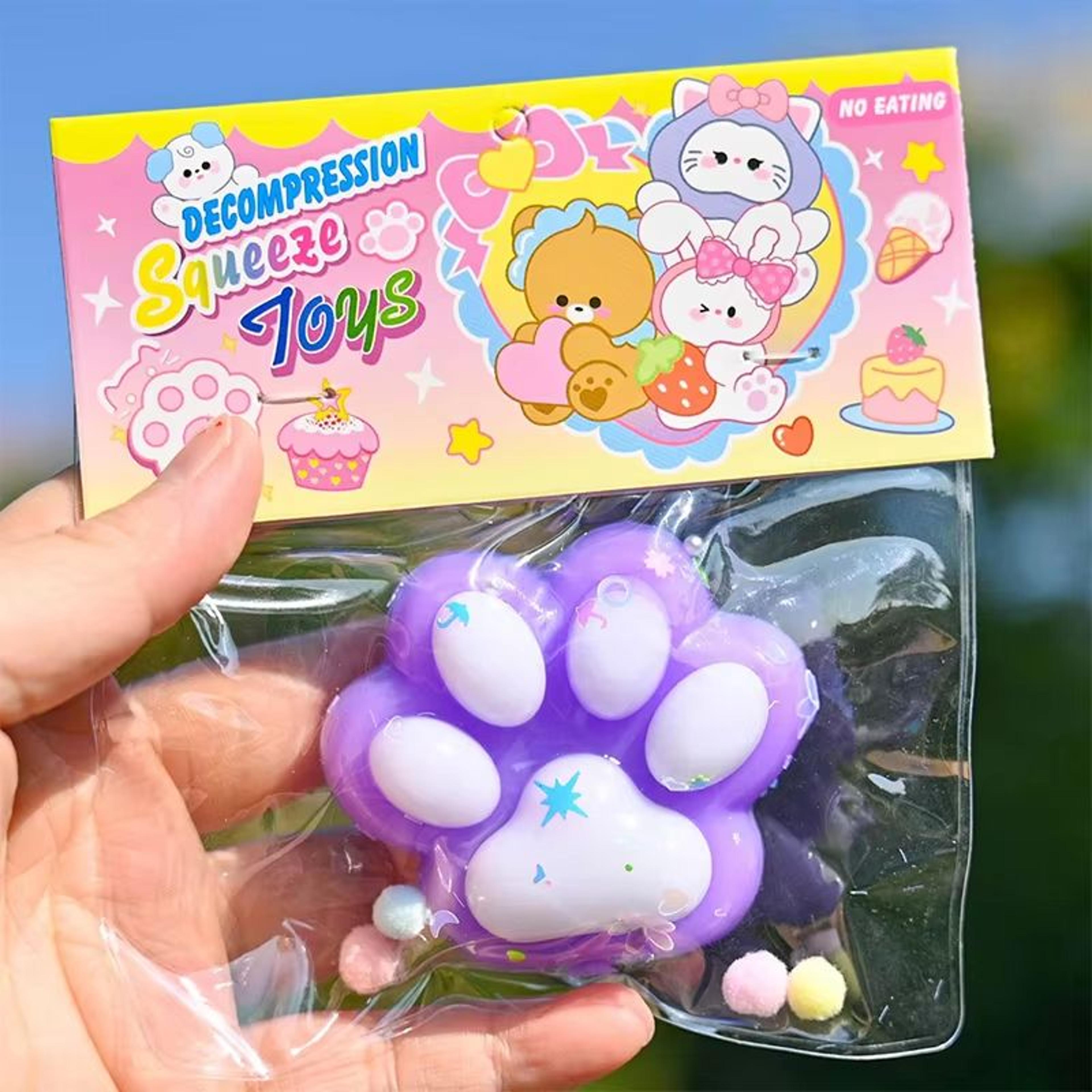 Kawaii Taba Cat Paw Plush Fidget Squeeze Toy 17