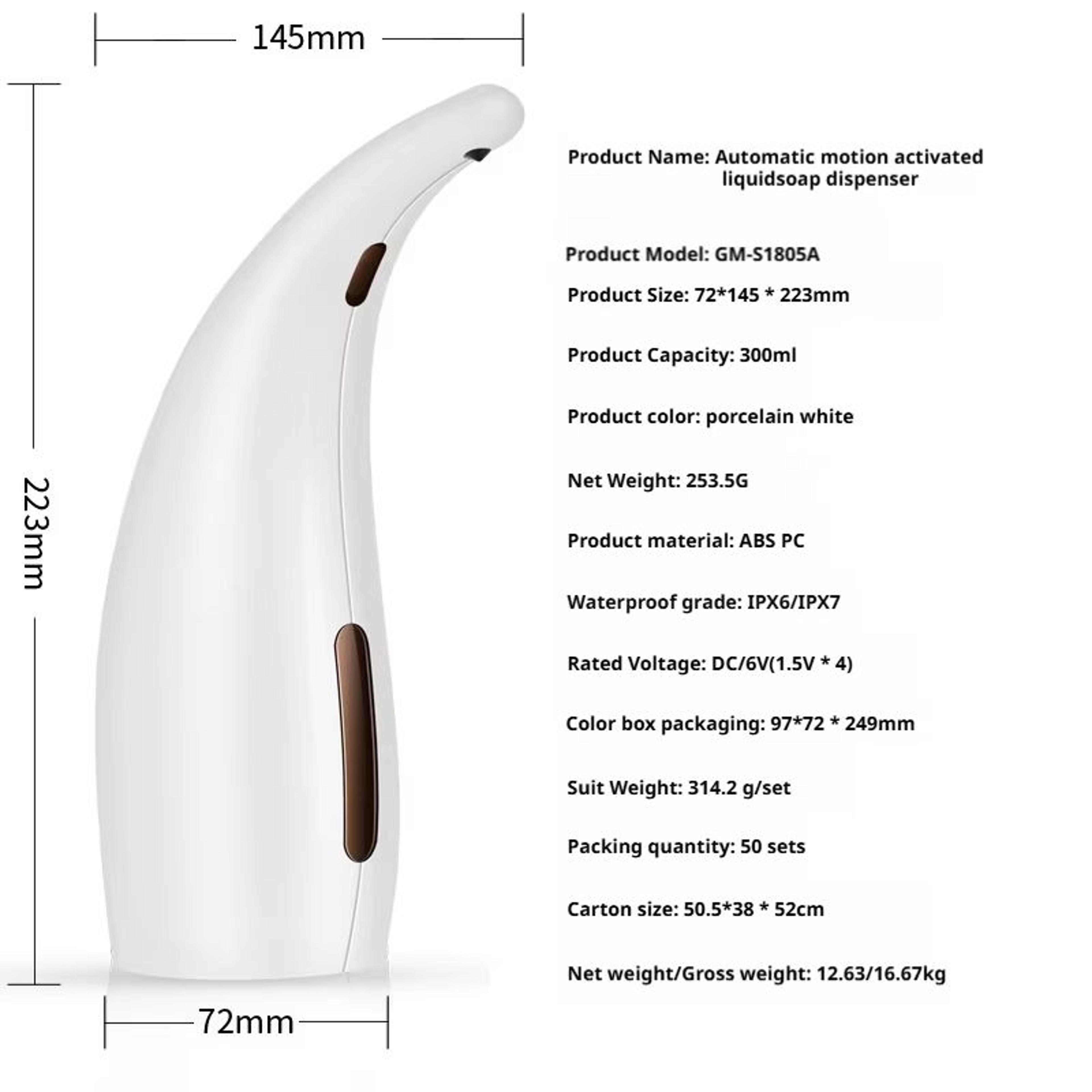 Smart Infrared Automatic Soap Dispenser 101 Oz 2