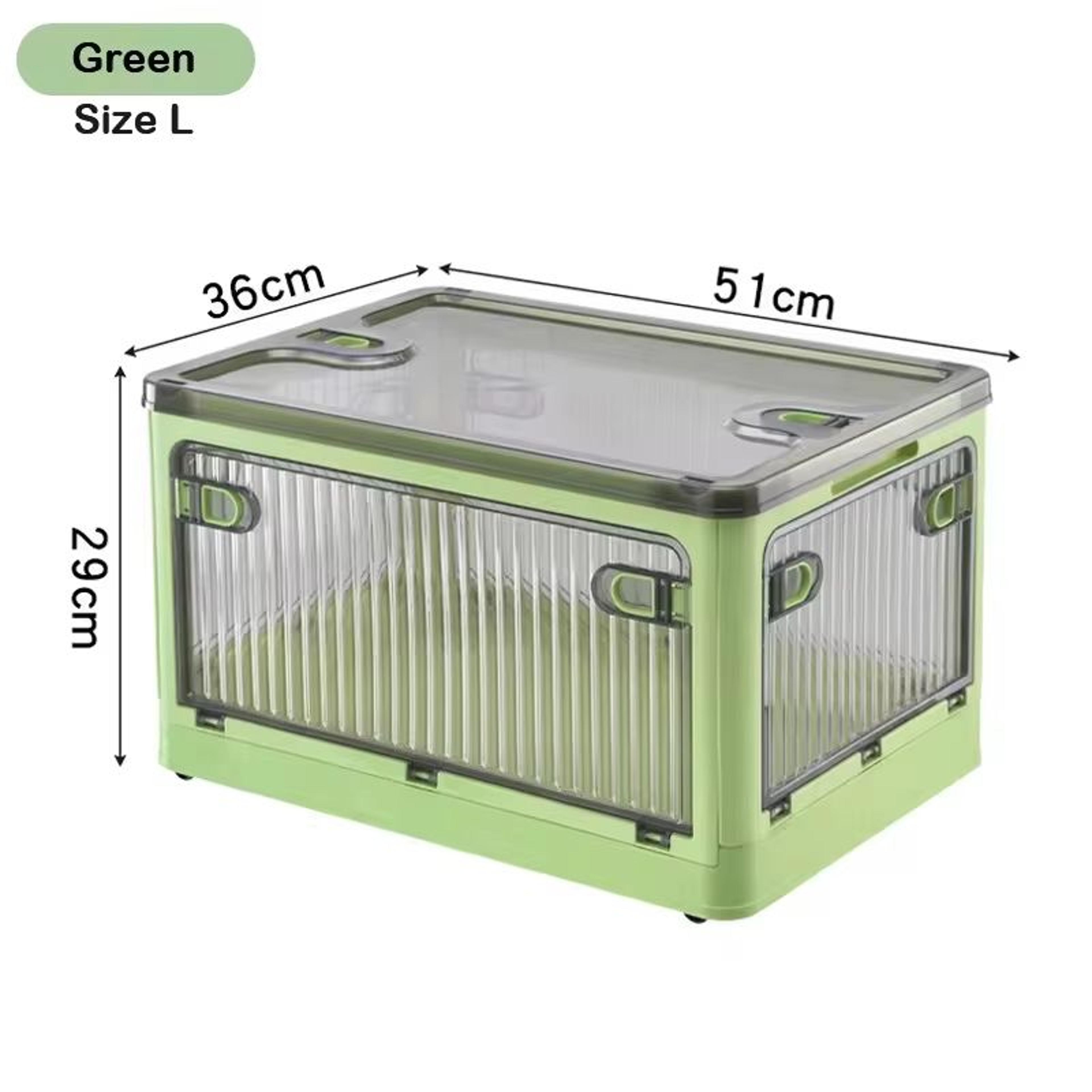 BGRORIO Foldable Rolling Closet Storage Box With Wheels 16