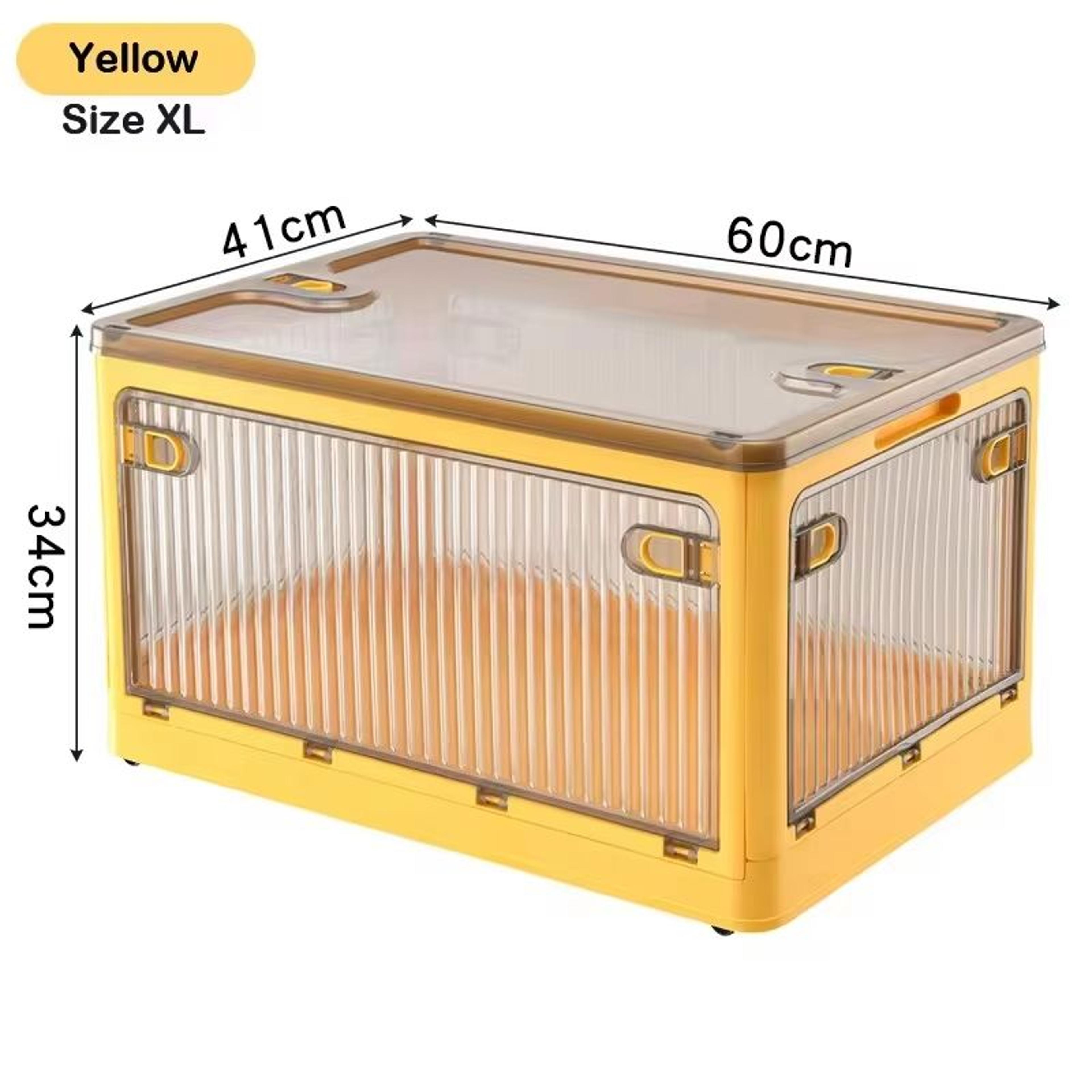 BGRORIO Foldable Rolling Closet Storage Box With Wheels 21