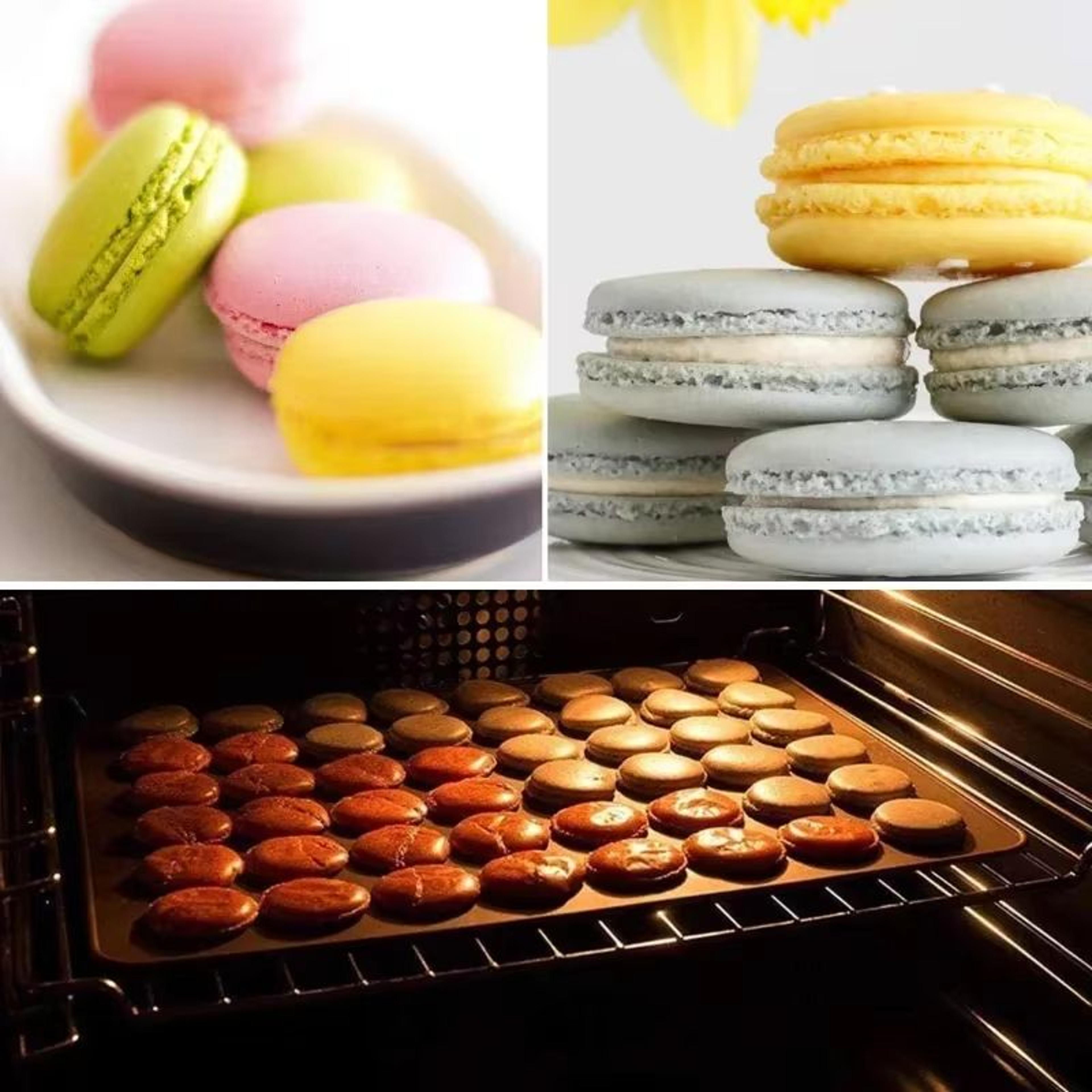 Adjustable Silicone Nonstick Baking Mat For Macarons Cookies And Pastries 4