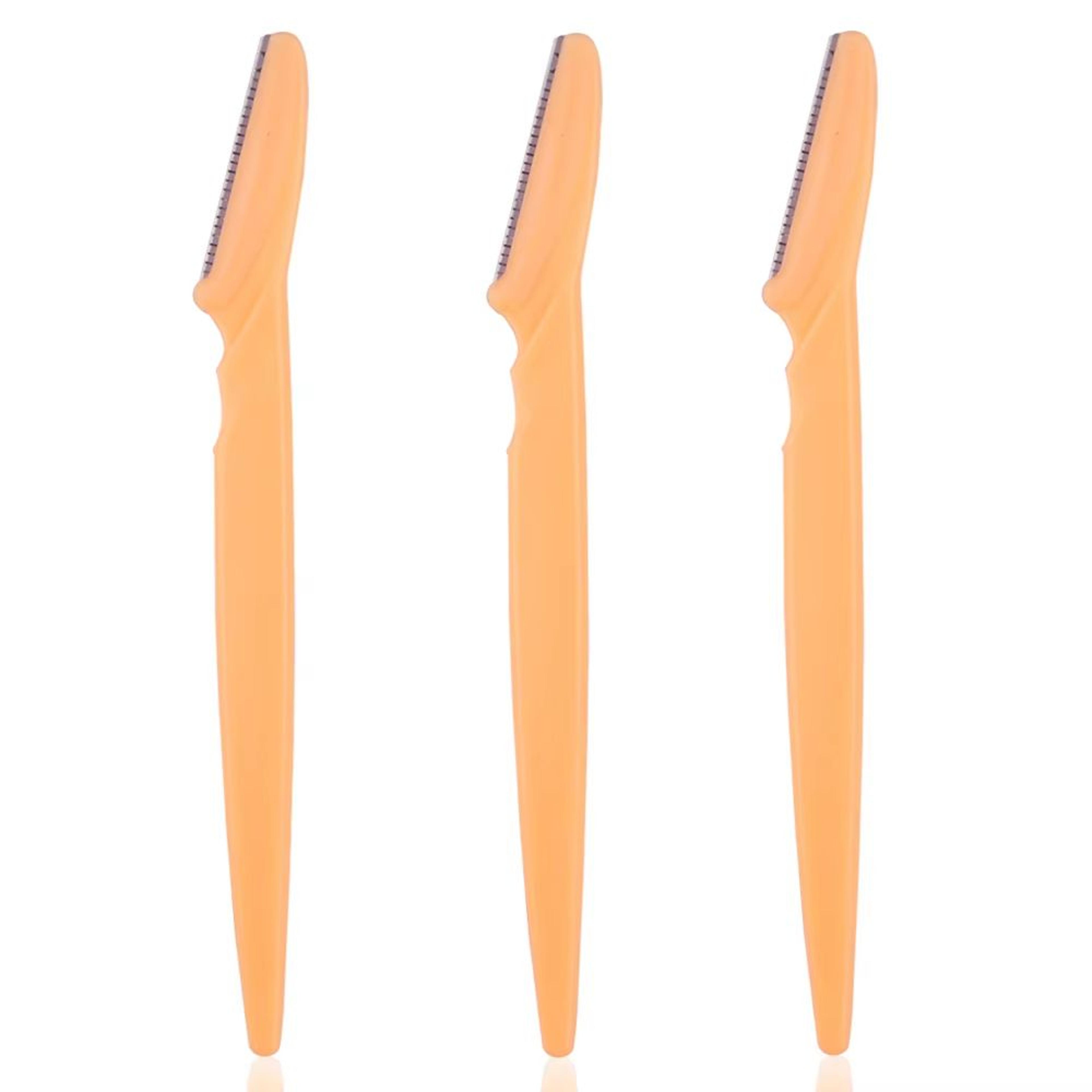 Karsyngirl 3410 Pcs Eyebrow Trimmer Blade Shaver Portable Face Razor Set Facial Hair Remover And Br 10