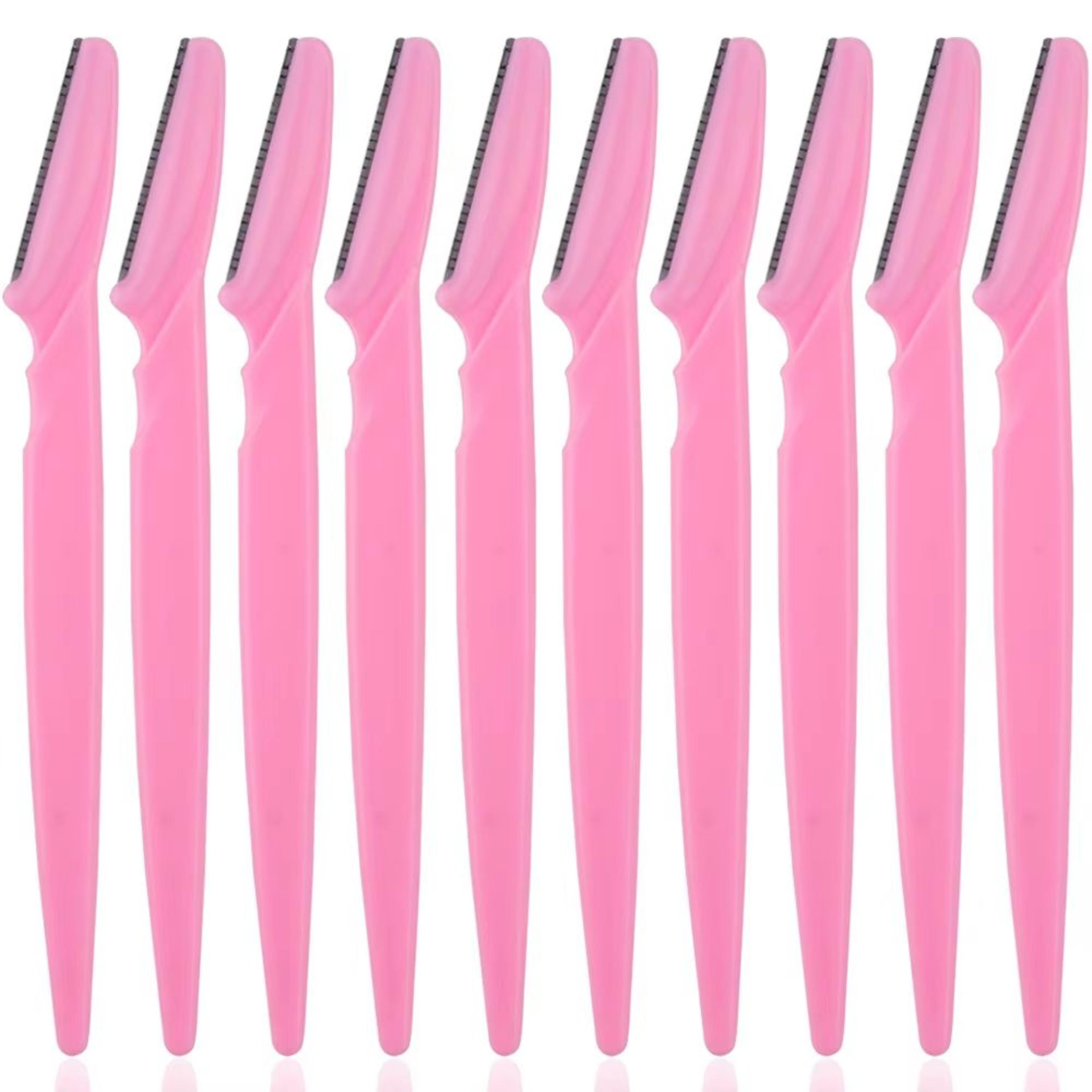 Karsyngirl 3410 Pcs Eyebrow Trimmer Blade Shaver Portable Face Razor Set Facial Hair Remover And Br 15