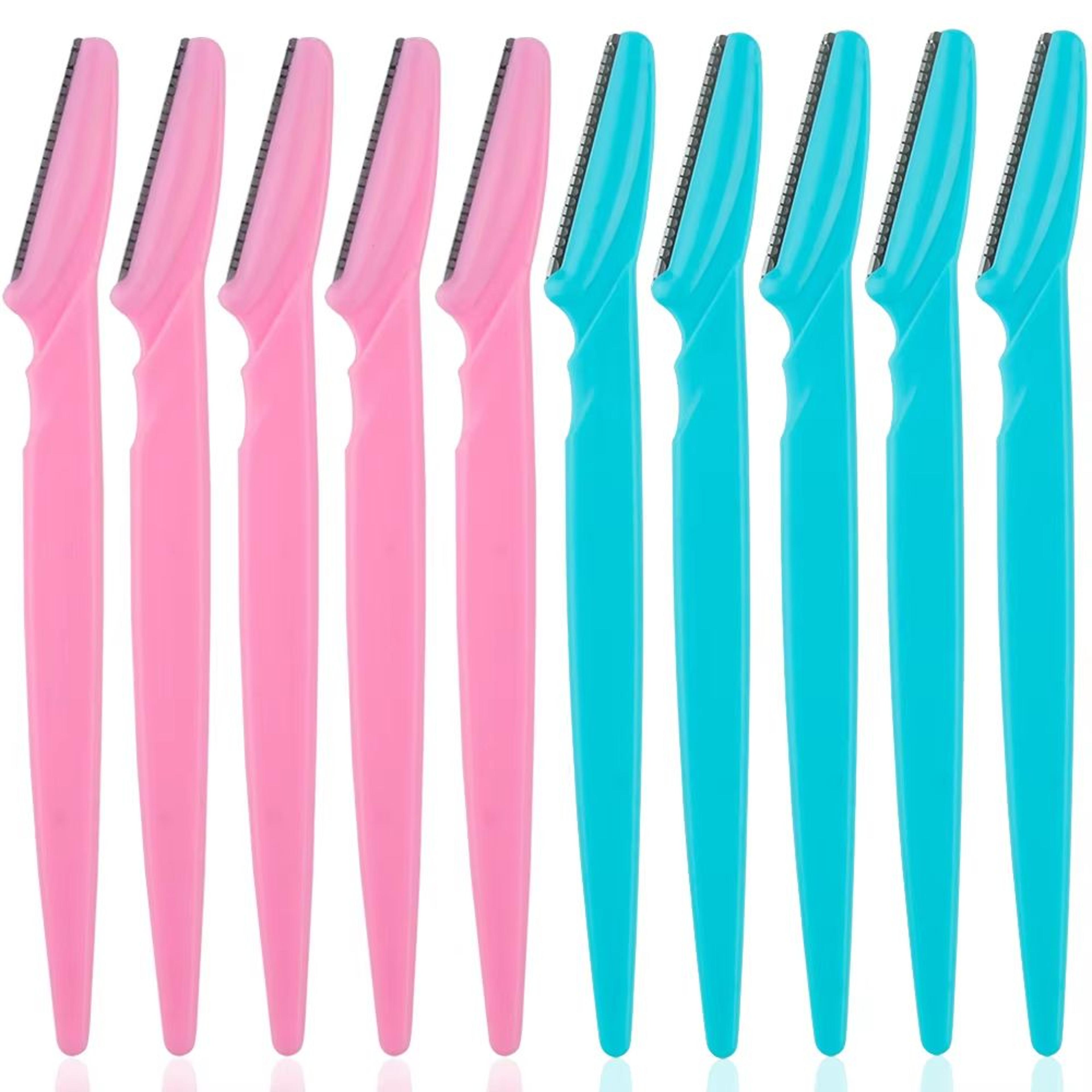 Karsyngirl 3410 Pcs Eyebrow Trimmer Blade Shaver Portable Face Razor Set Facial Hair Remover And Br 18