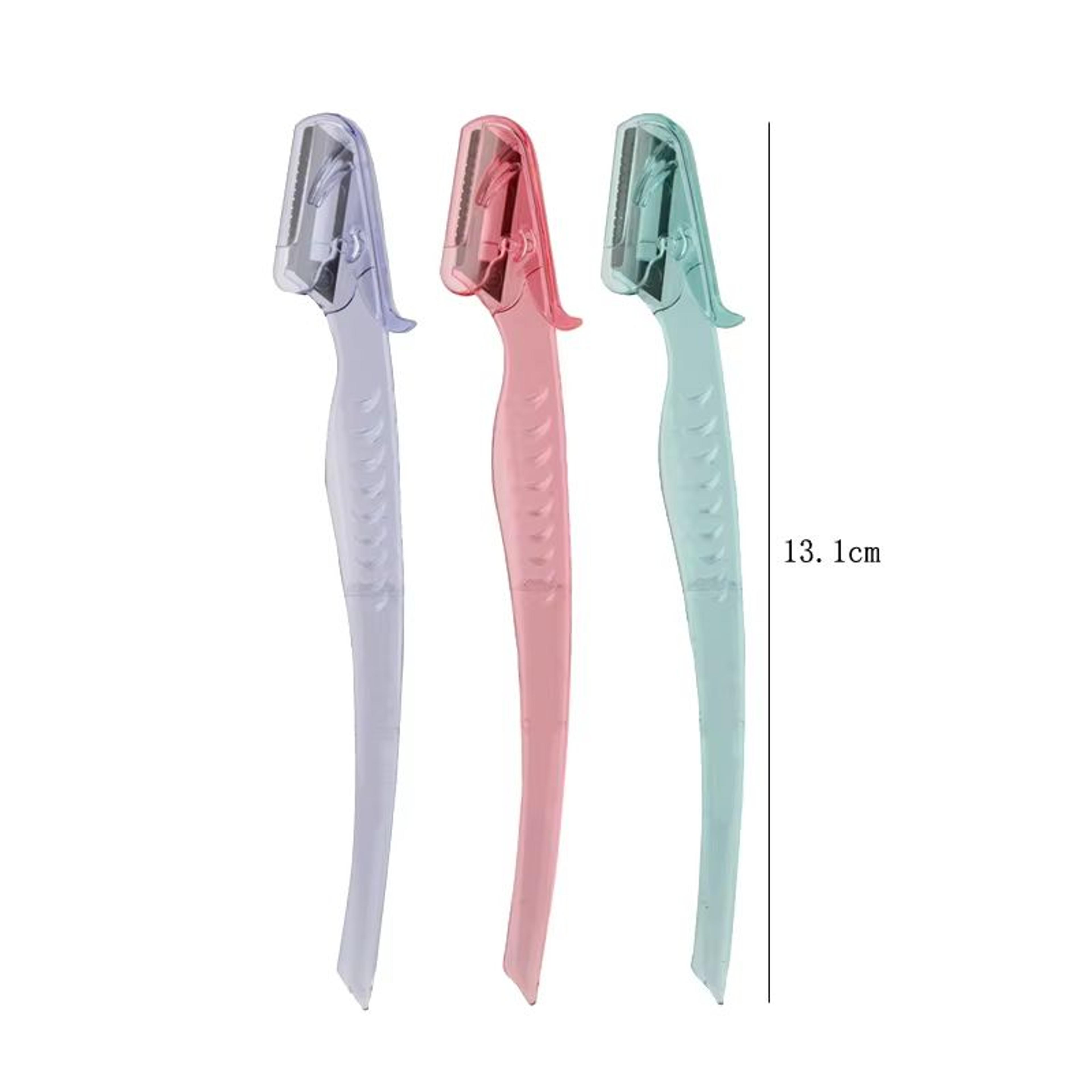 Karsyngirl 38 Pcs Colorful Eyebrow Trimmer Blade Shaver Set For Face Hair Removal 19
