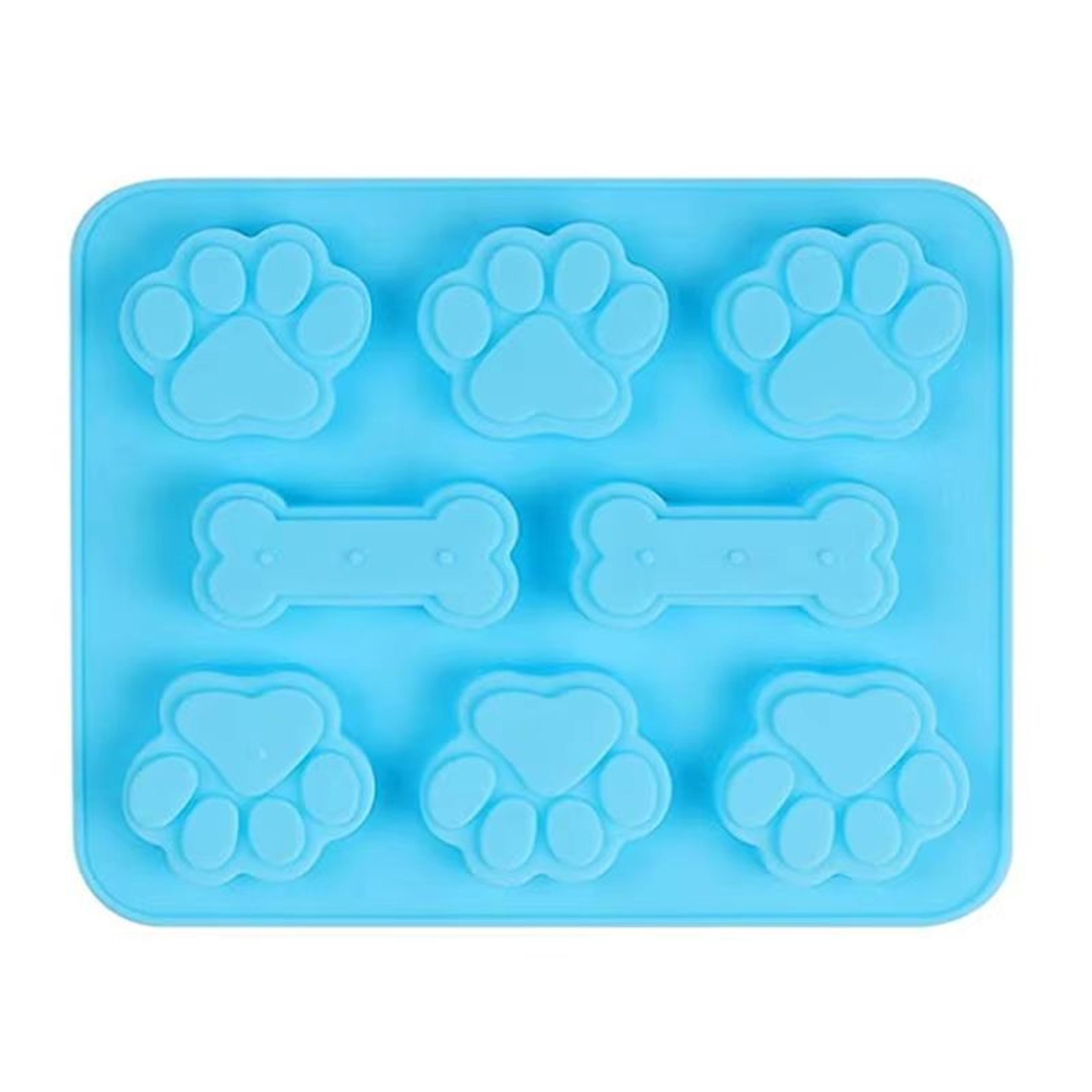 Dog Footprint Silicone Baking Mold  3D Paw And Bone Cookie Cake Mold For Baking And Fondant 6