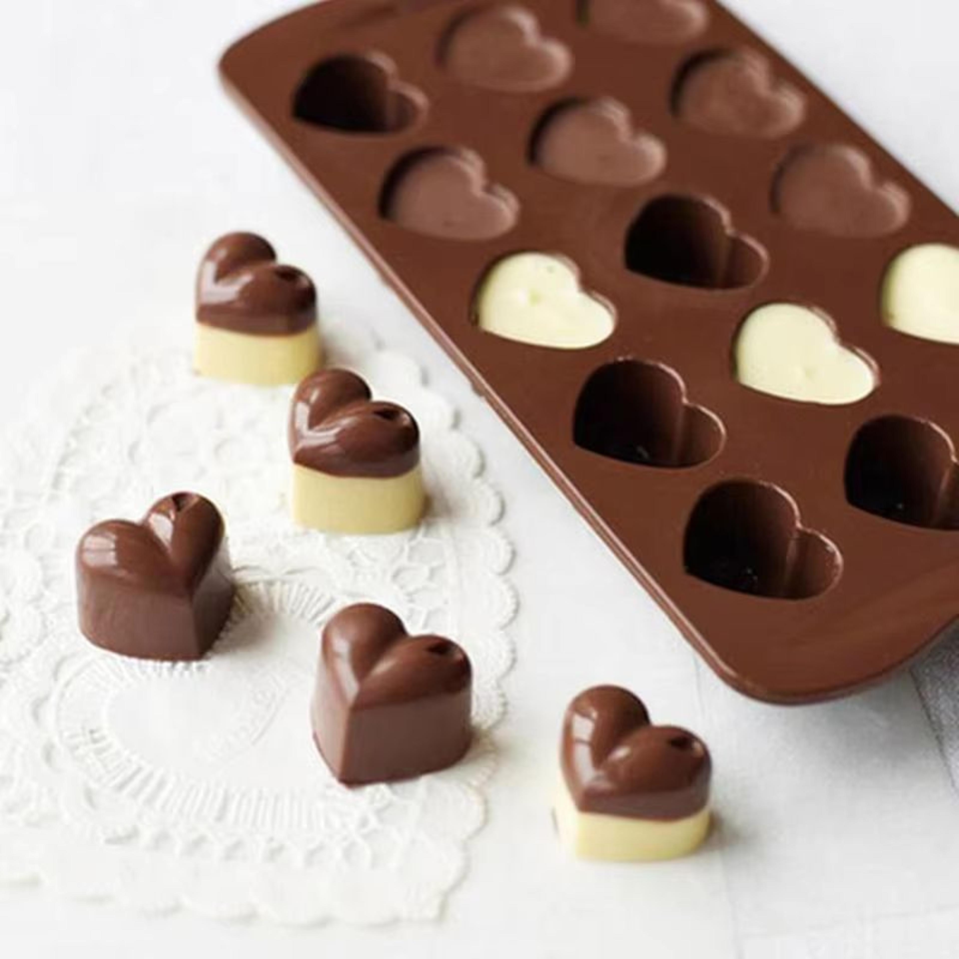 Silicone Diamond Heart Baking Mold 1510 Cavity  Mold For Chocolate Cakes Cookies Ice Cubes Desserts 0