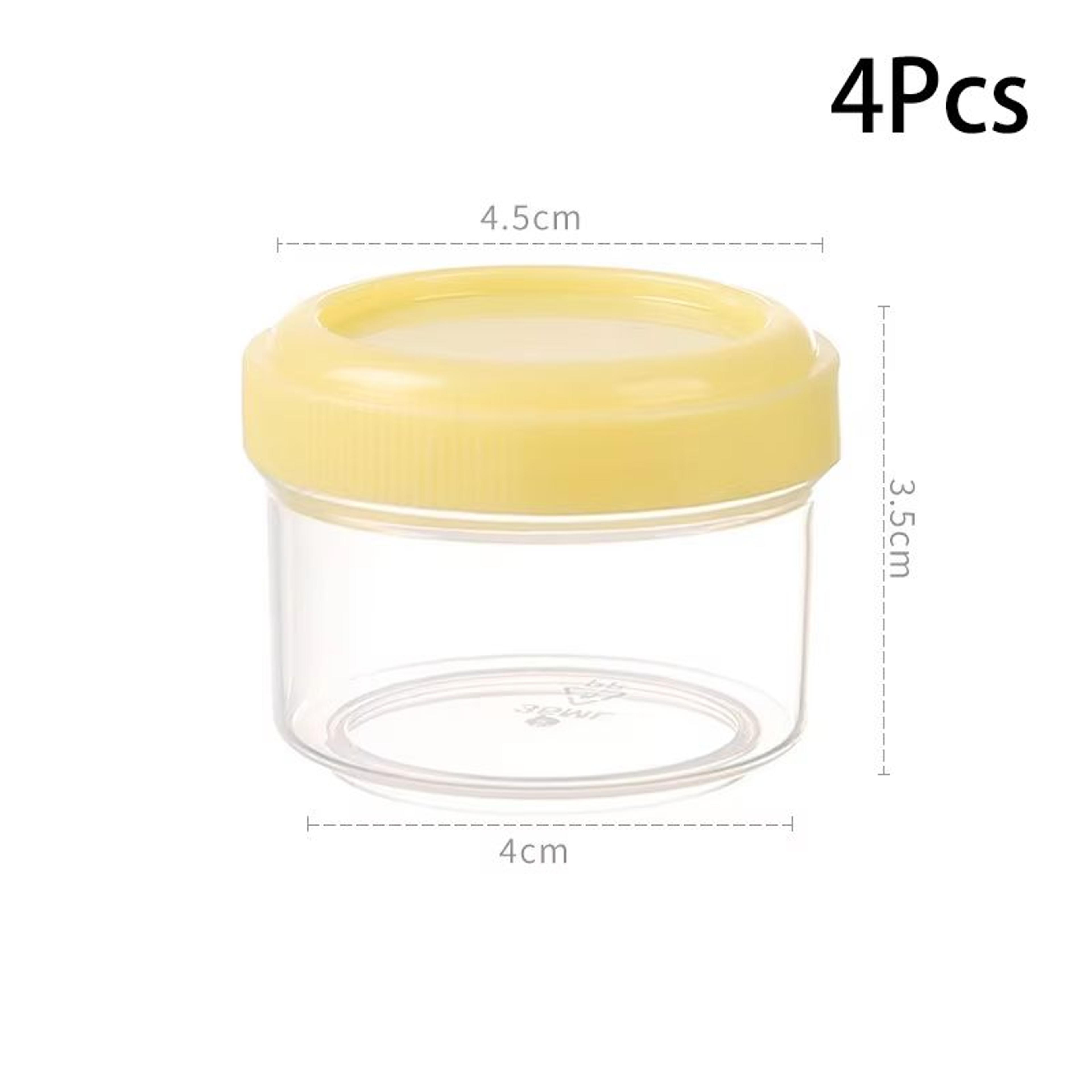 4Pcs Portable Bento Sauce Containers  Cute Mini Squeeze Condiment Bottles For Salad Ketchup And Mor 11