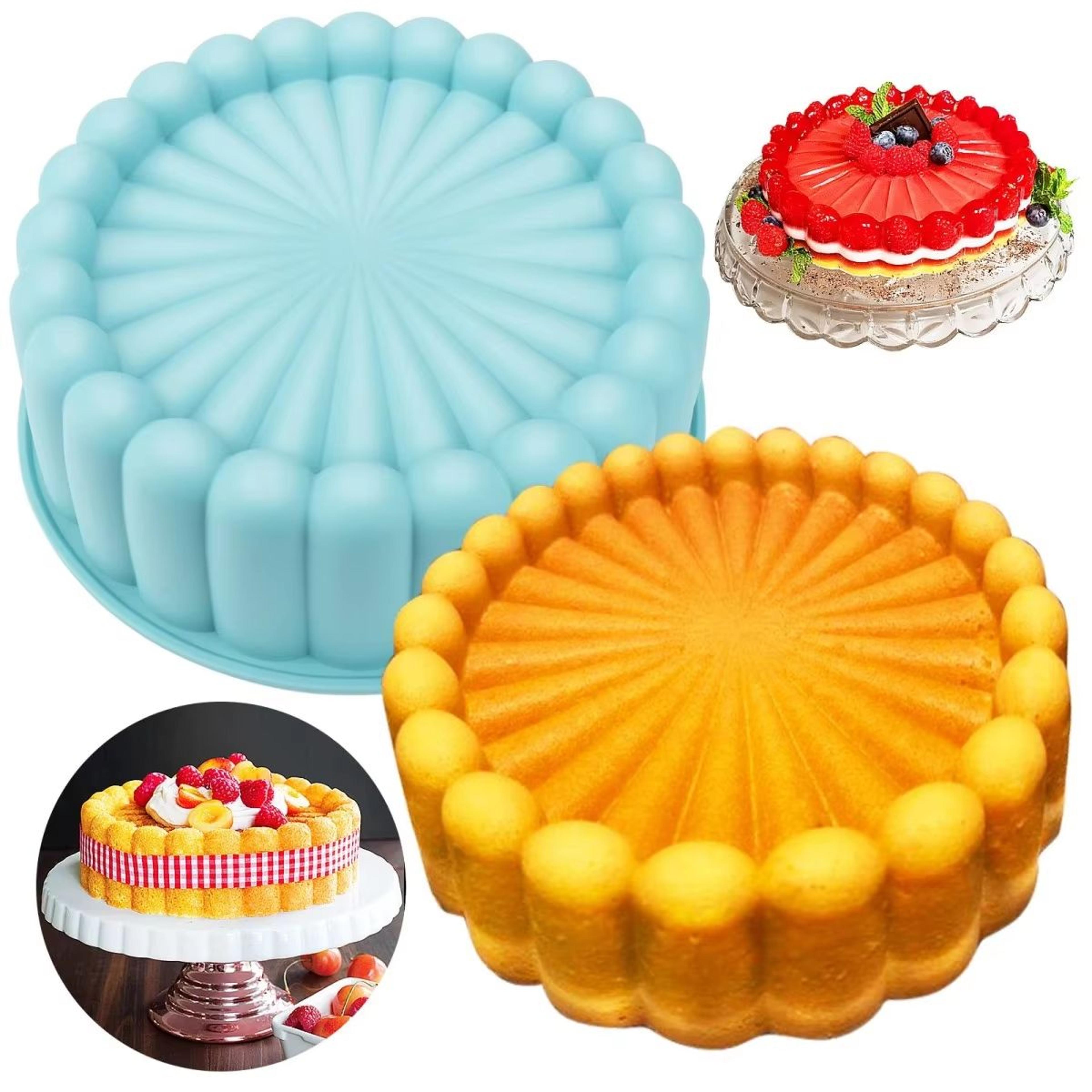 Reusable Silicone Cake Mold  Nonstick Baking Pan For Cakes Bread  Desserts 4