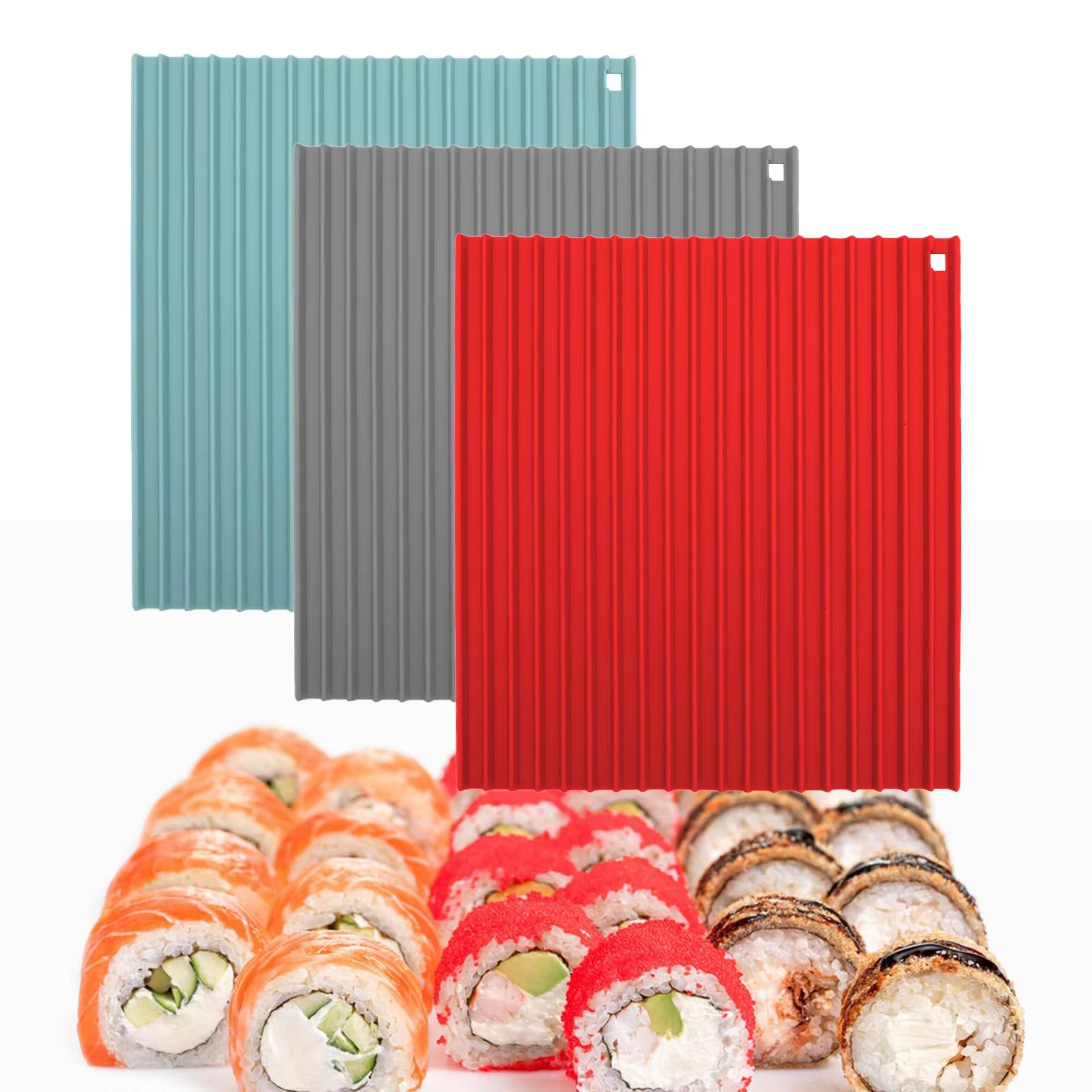 Silicone Sushi Rolling Mat  Nonstick Sushi Rolling Tool For Easy Home Sushi 0