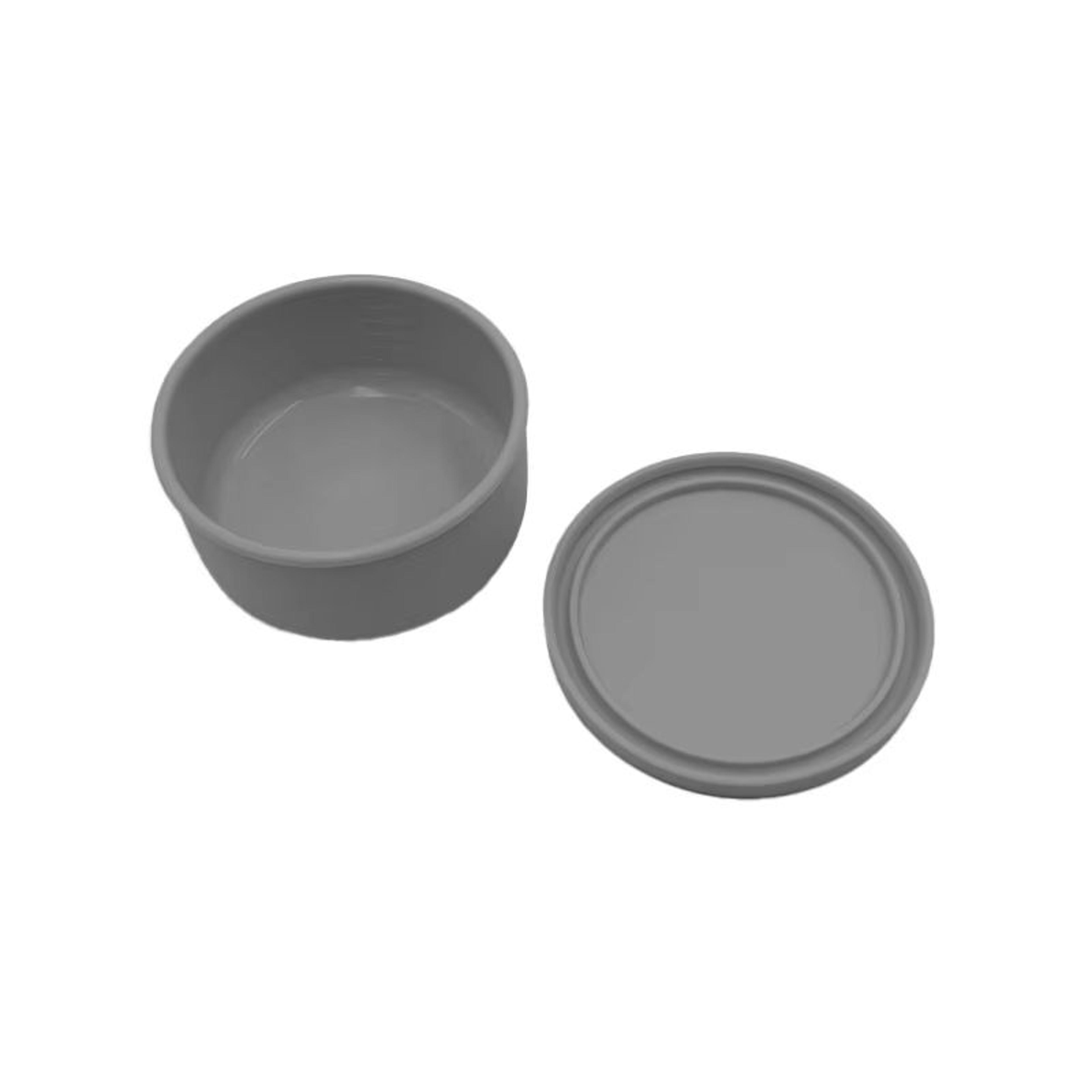 Circular Silicone Lunch Box  700ml MicrowaveSafe FreshKeeping Snack  Salad Bento Box 8