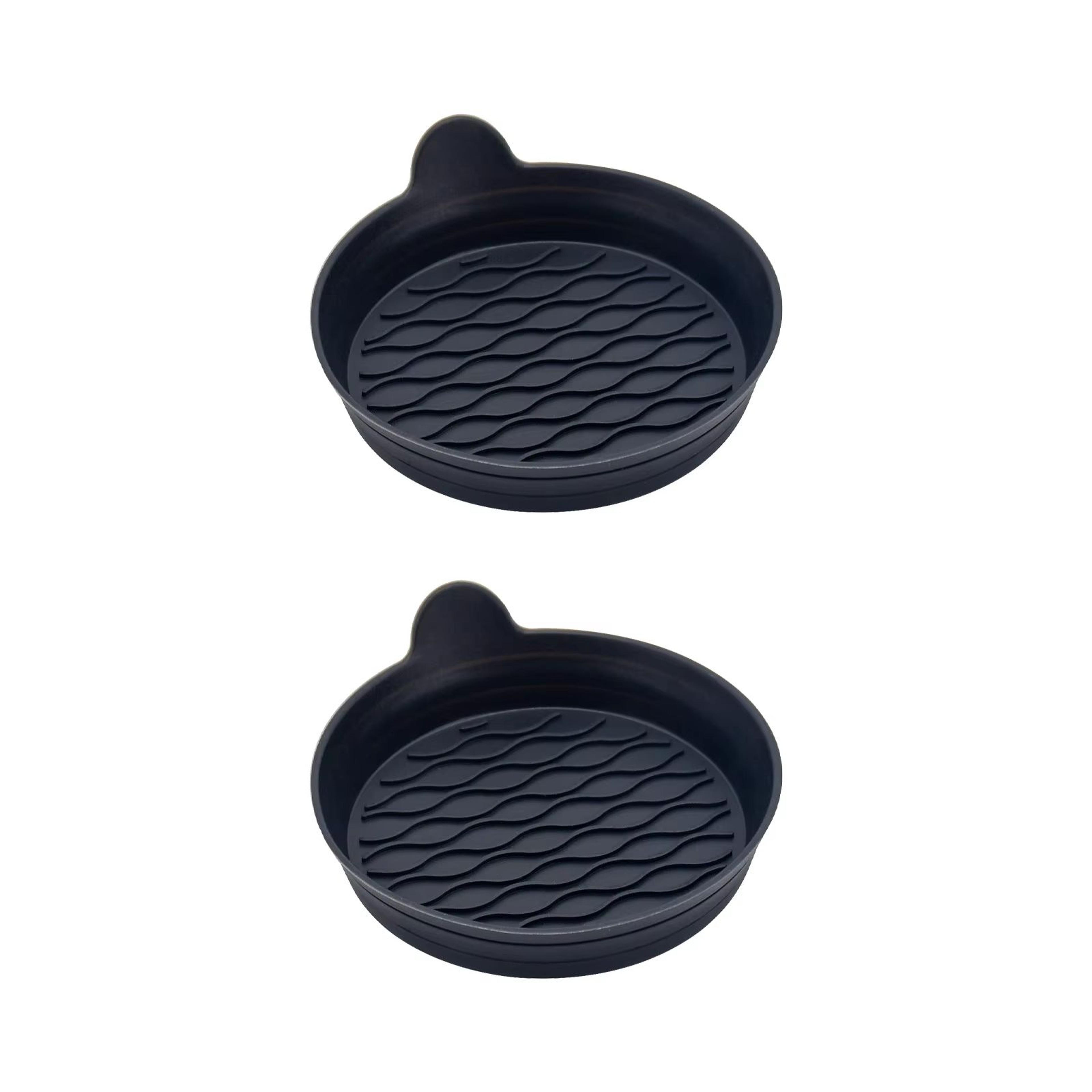 Silicone Car Coasters 2Pack  NonSlip Bling Cup Holder Inserts For Car Interior Accessories 7