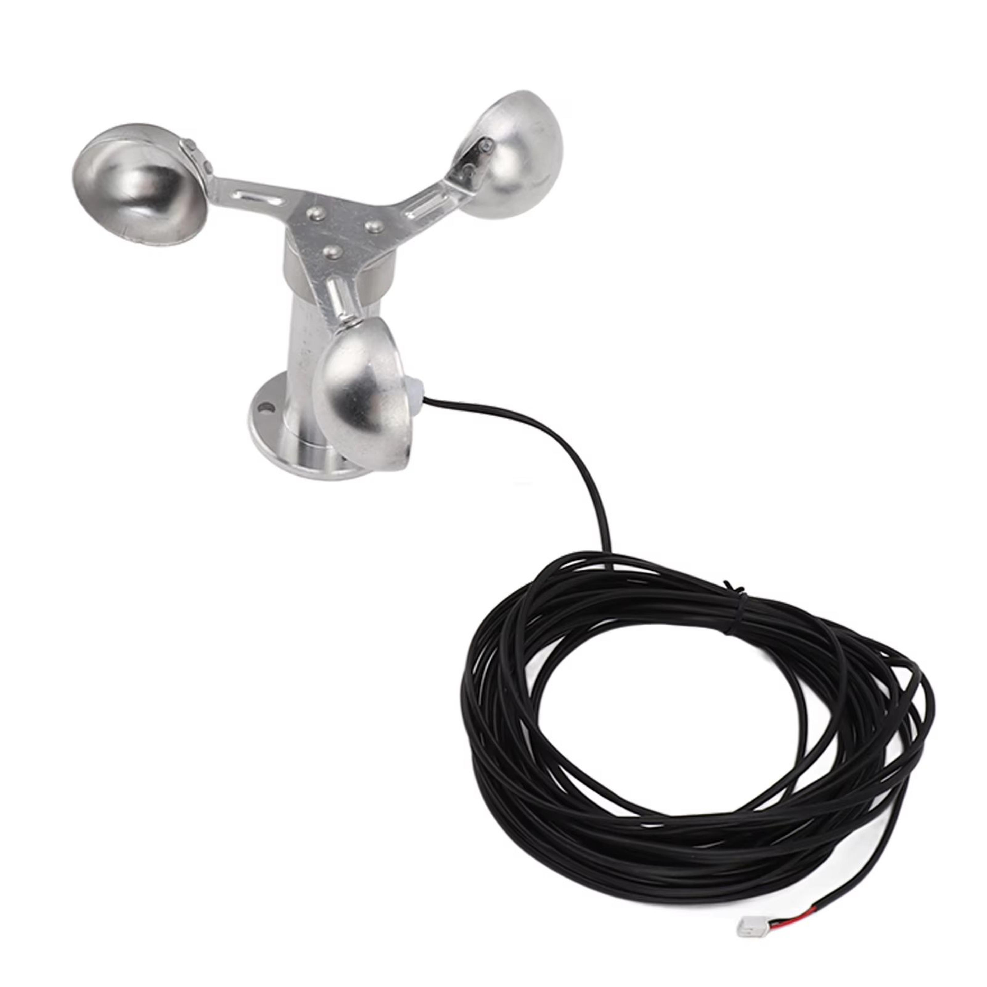 3Cup Aluminum Wind Speed Sensor  Adjustable Wind Anemometer With 038 V Output For Weather  Environm 5