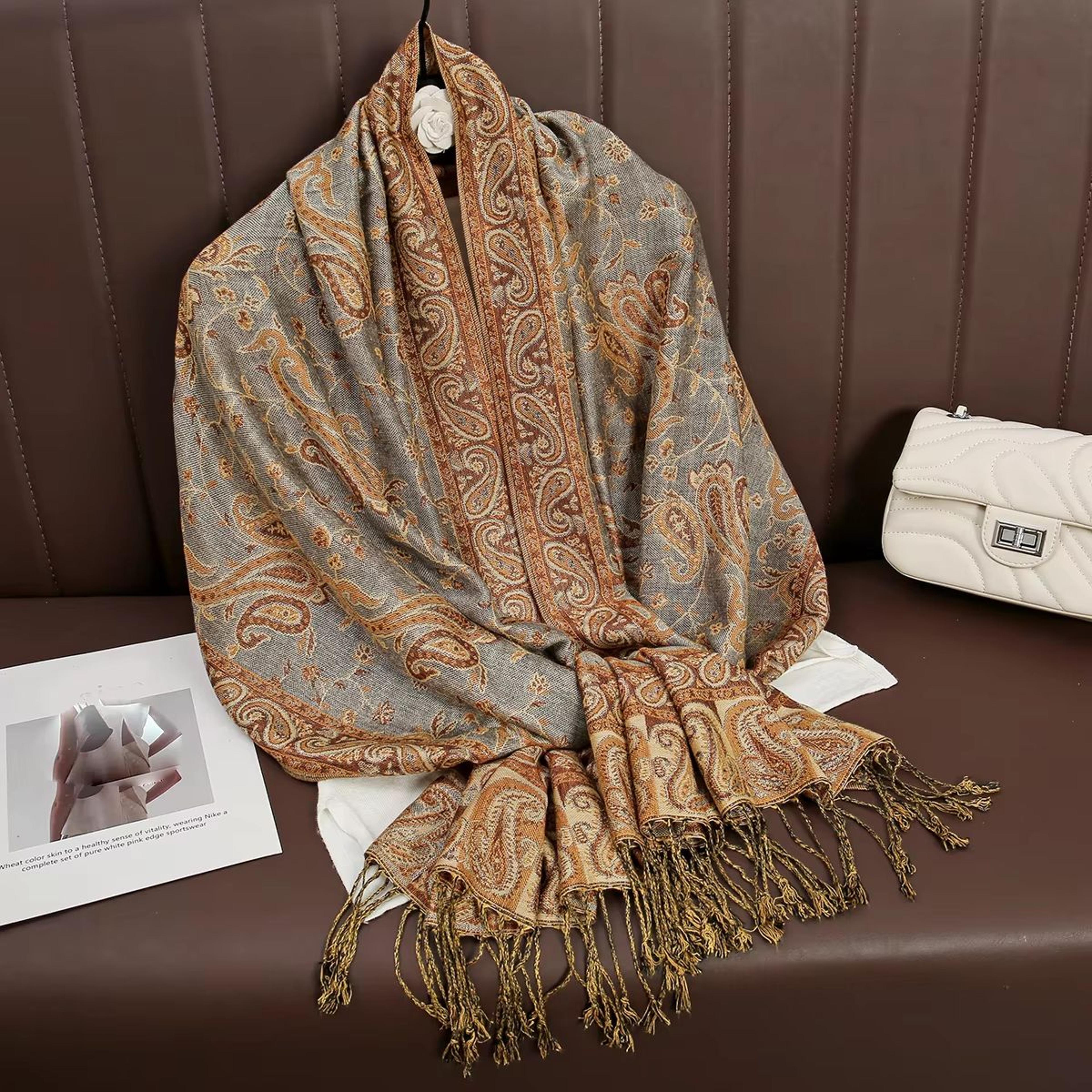 Luxury Cashmere Pashmina Shawl Winter Scarf For Women 15