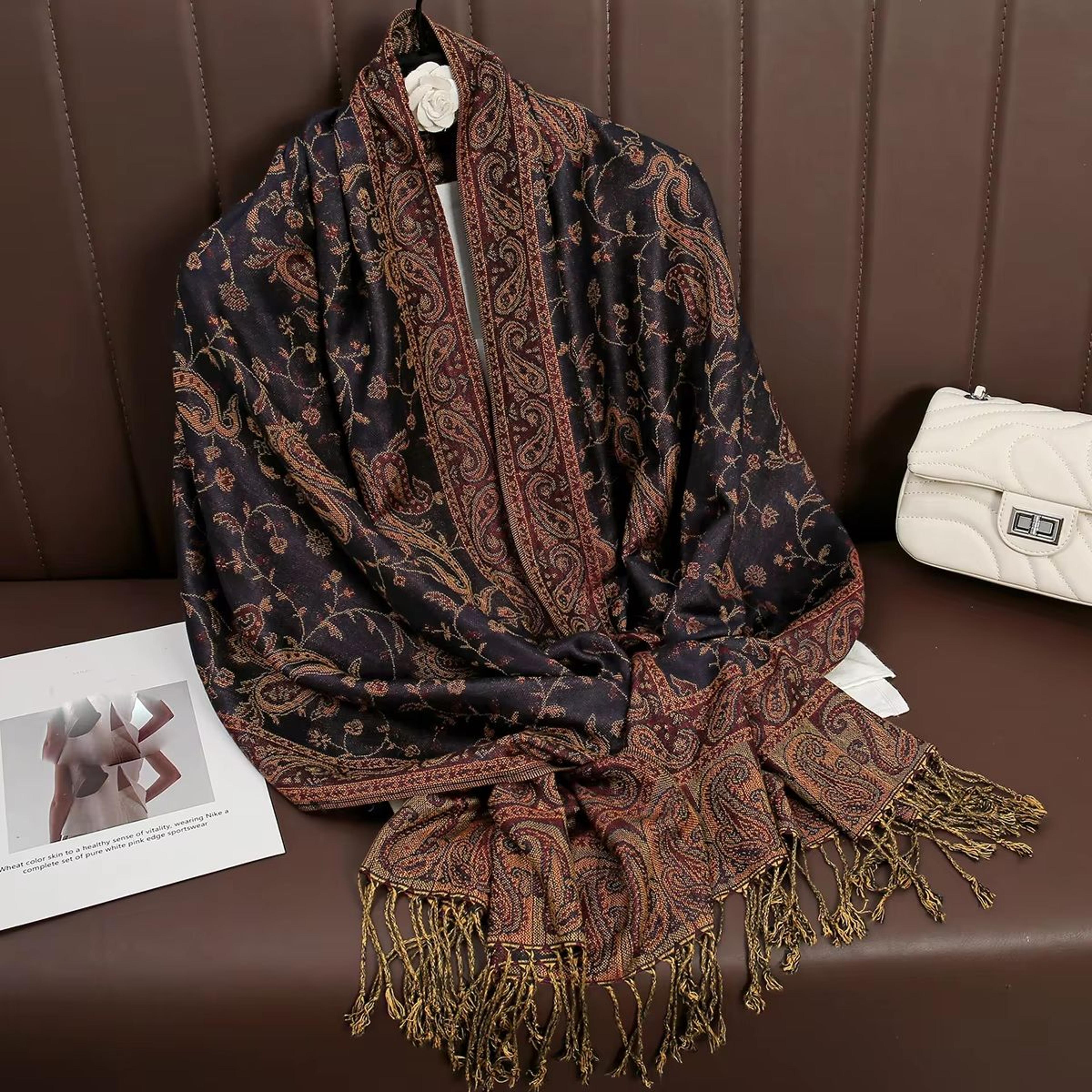 Luxury Cashmere Pashmina Shawl Winter Scarf For Women 16