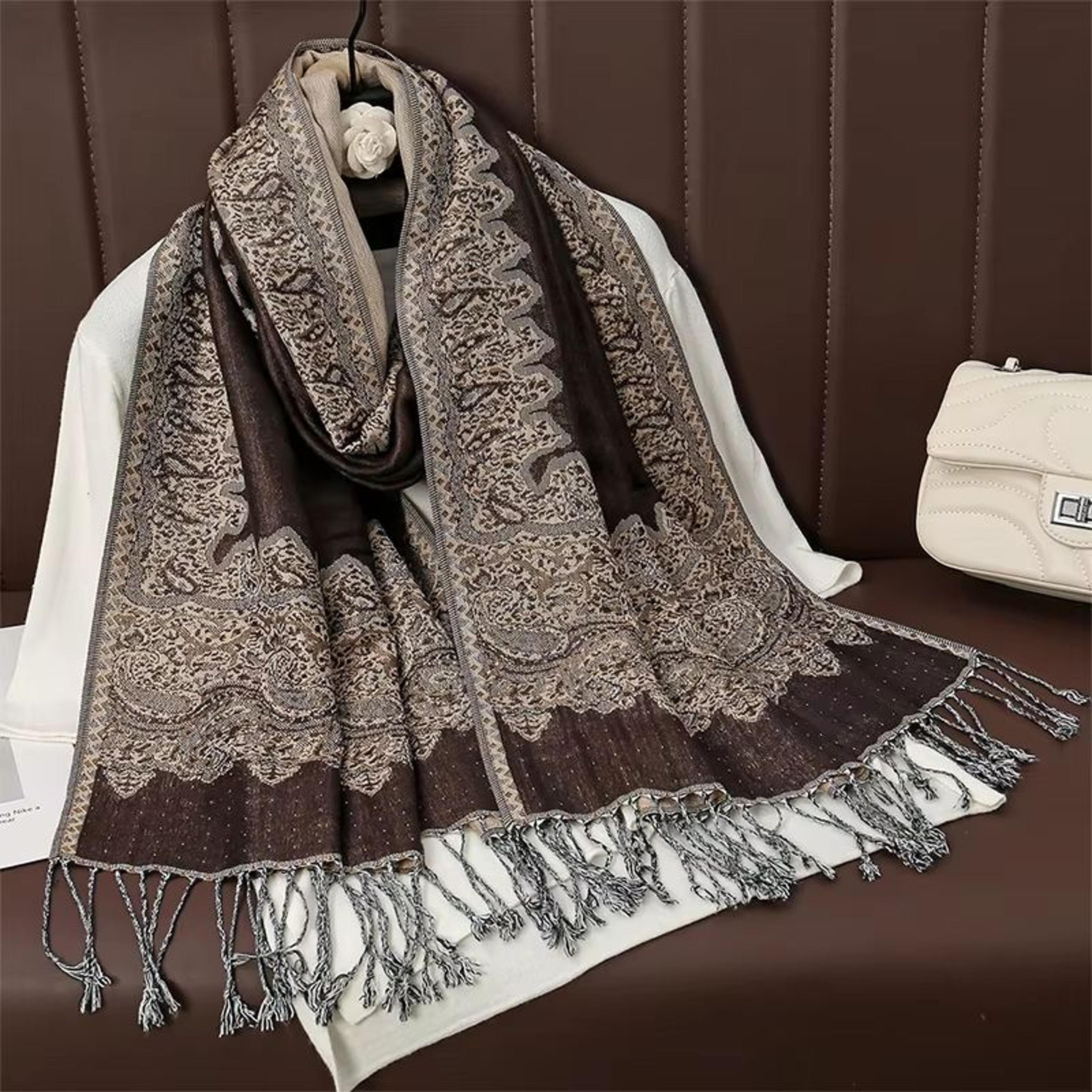 Luxury Cashmere Pashmina Shawl Winter Scarf For Women 27