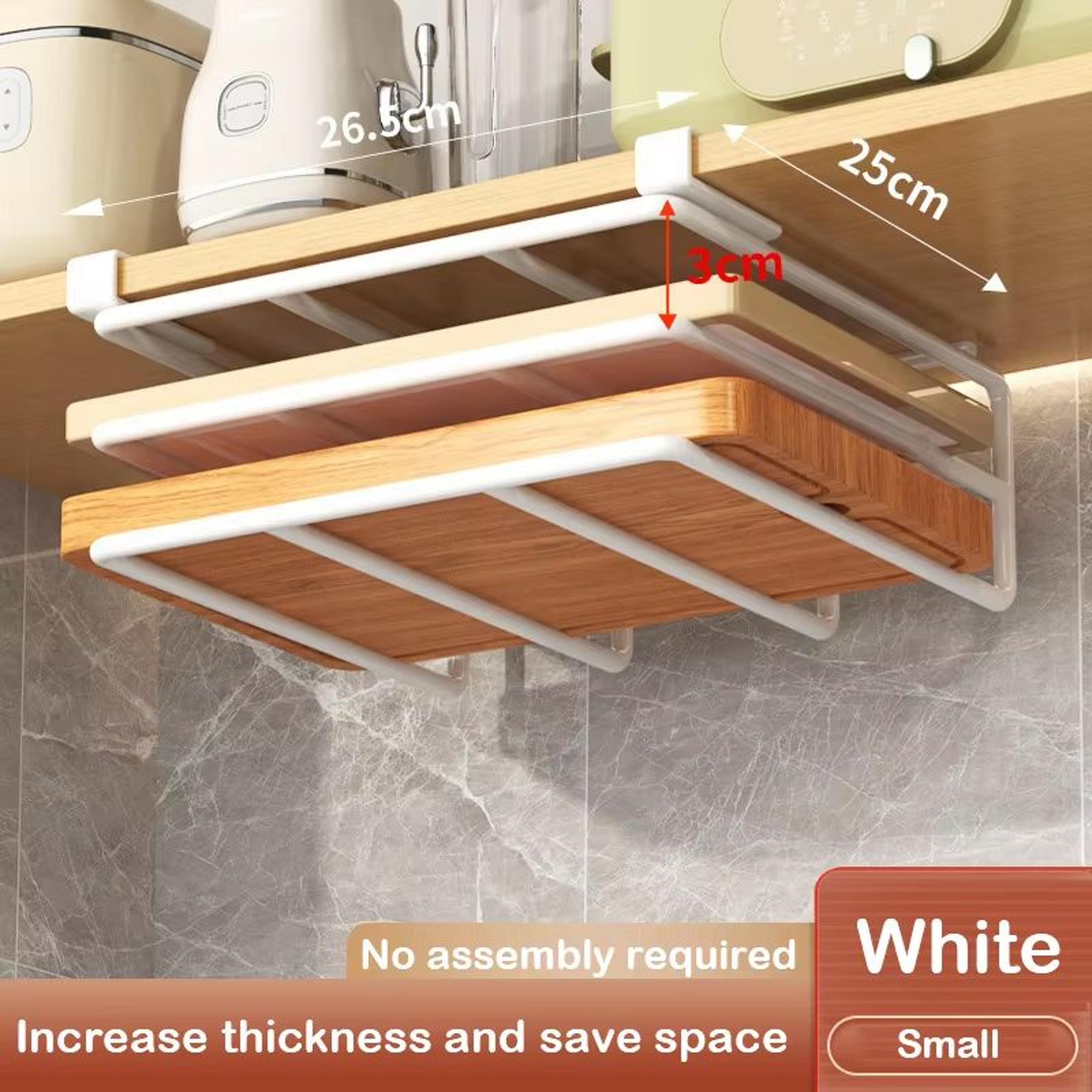 UnderCabinet Basket Storage Shelf  Cutting Board Rack For Kitchen  Home Organisers 17