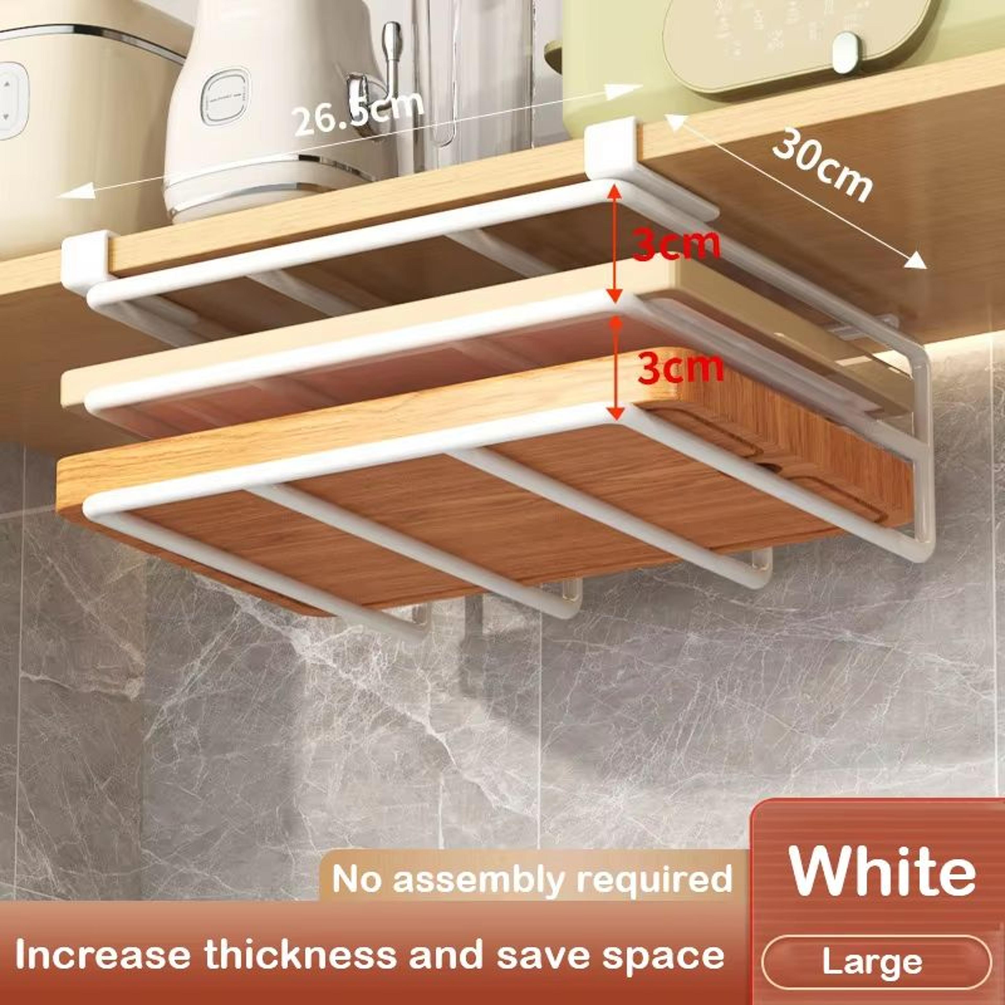 UnderCabinet Basket Storage Shelf  Cutting Board Rack For Kitchen  Home Organisers 6
