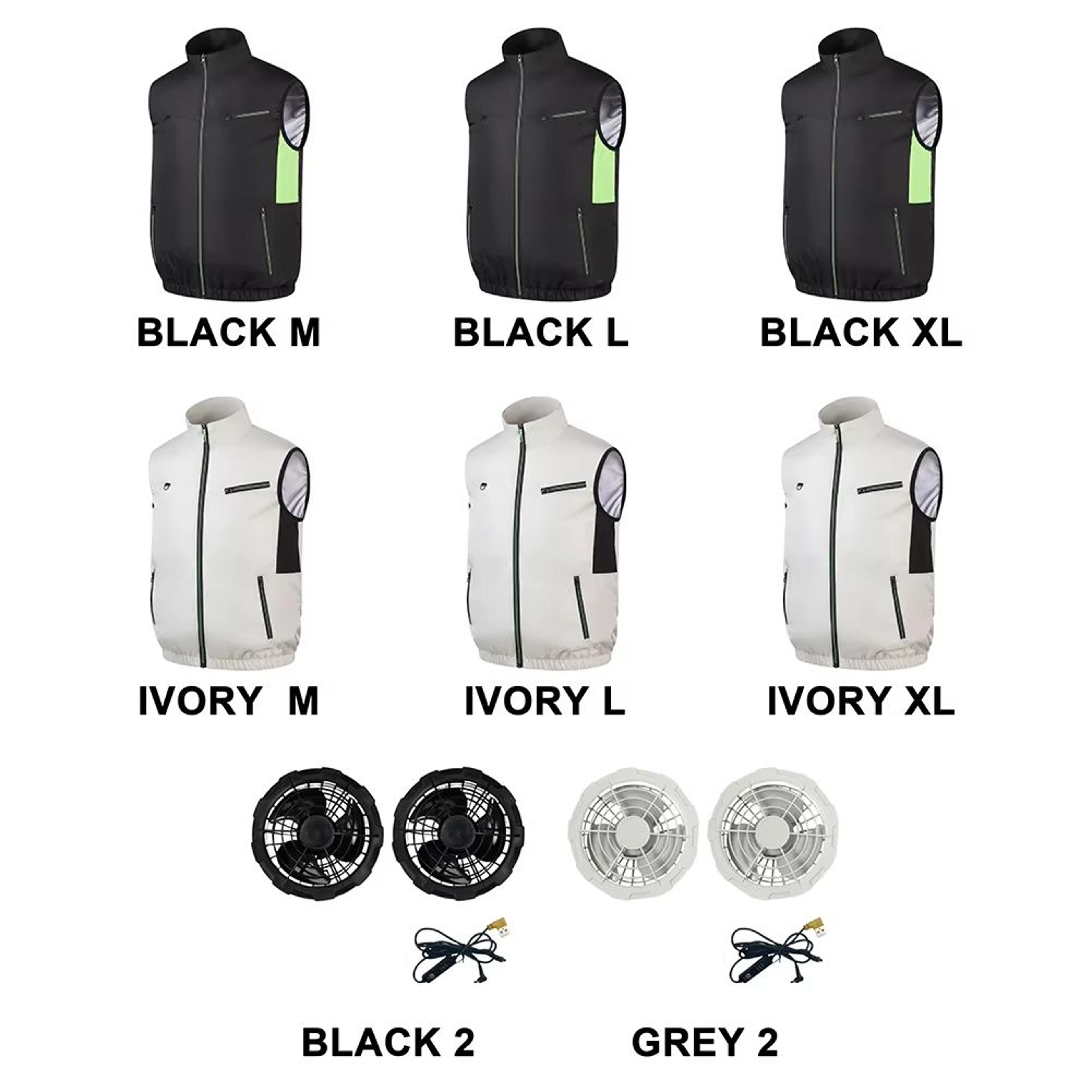 Wearable Cooling Vest With Dual Ice Fans For Outdoor Work And Extreme Heat 1