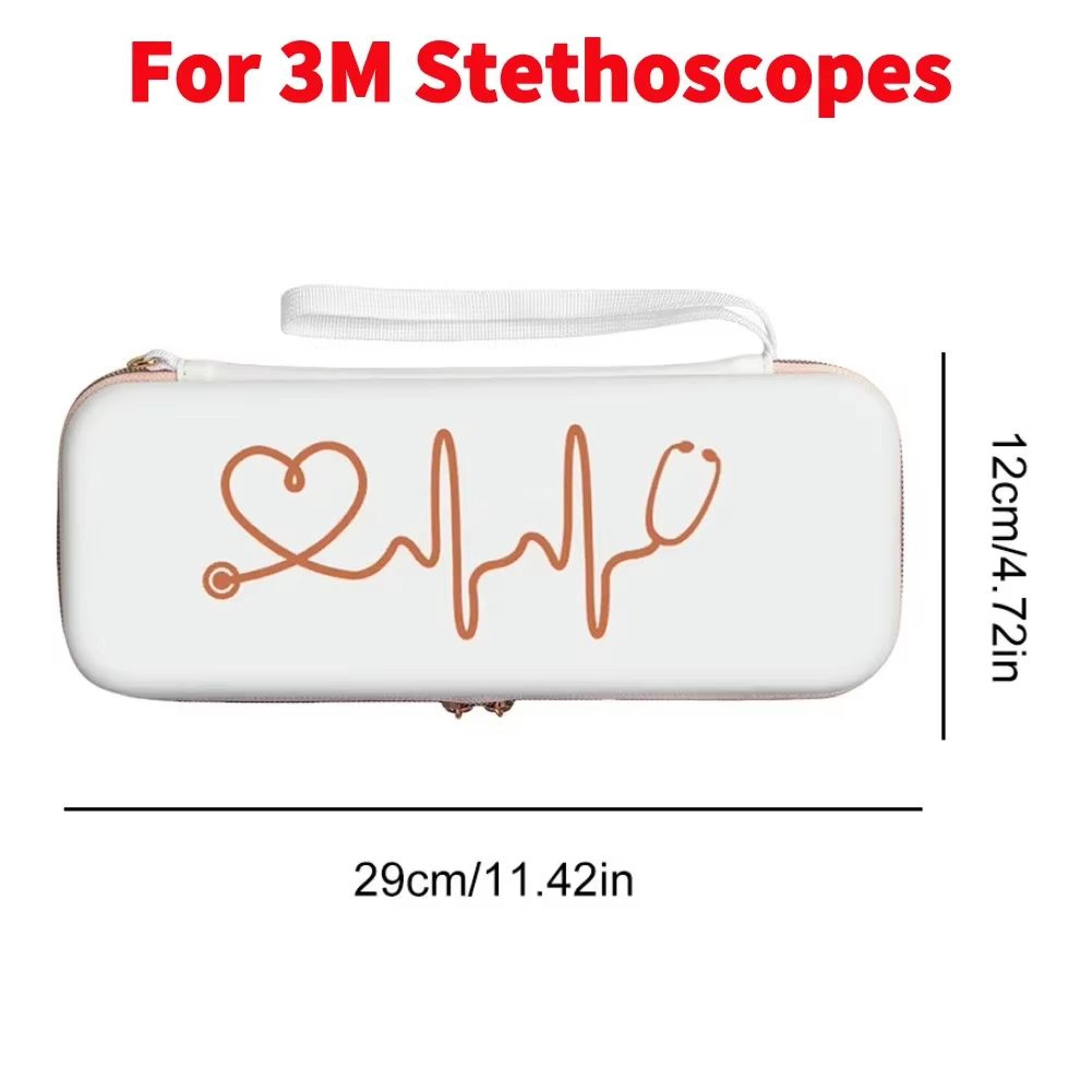 Hard EVA Stethoscope Carrying Case For Littmann Cardiology III Travel And Storage 9