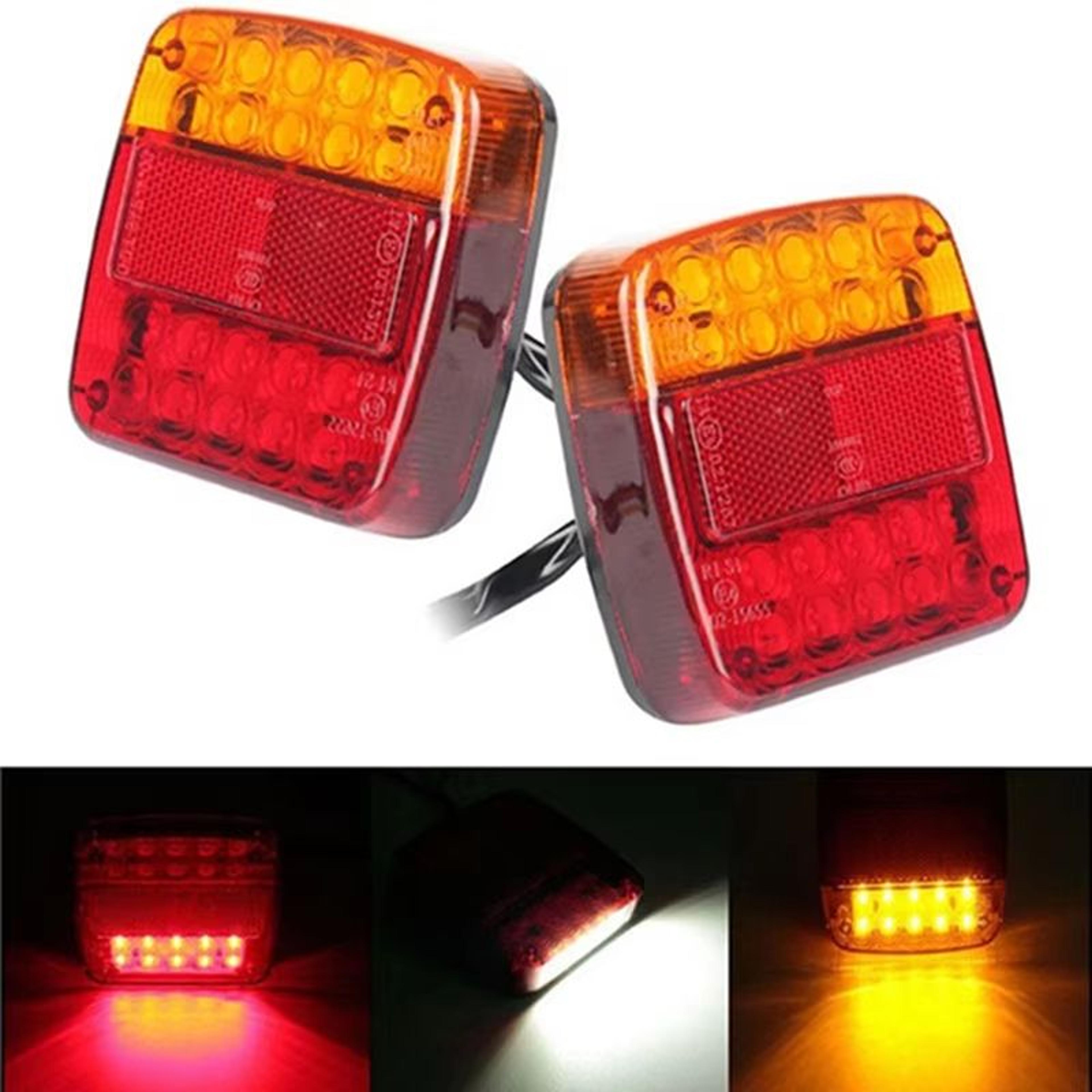 12V 20 LED Trailer And Truck Taillight Brake Stop Turn Signal Indicator Lamp 1