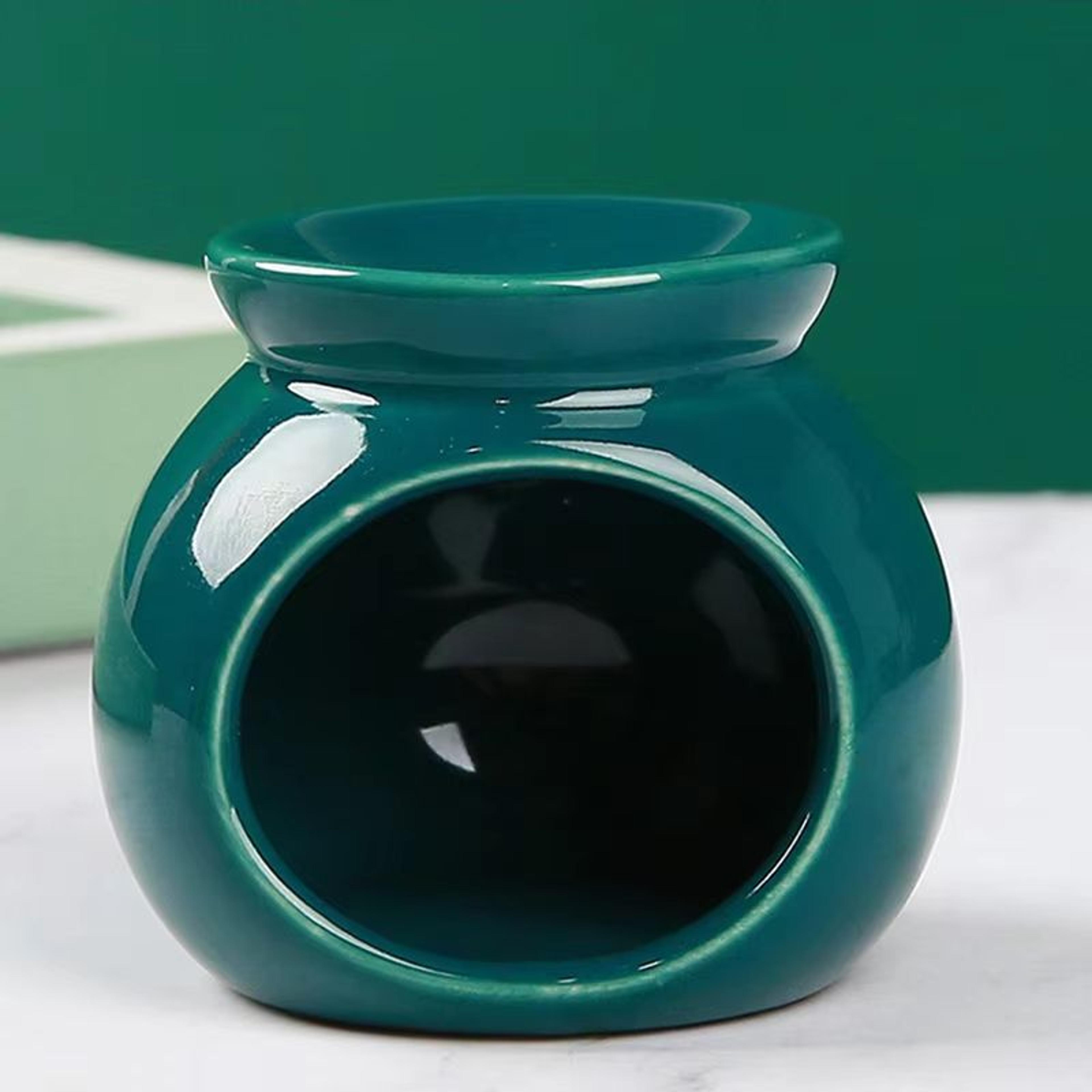 Porcelain Essential Oil Aroma Burner Ceramic Candle Diffuser Minimalist Home Aromatherapy Decor 6