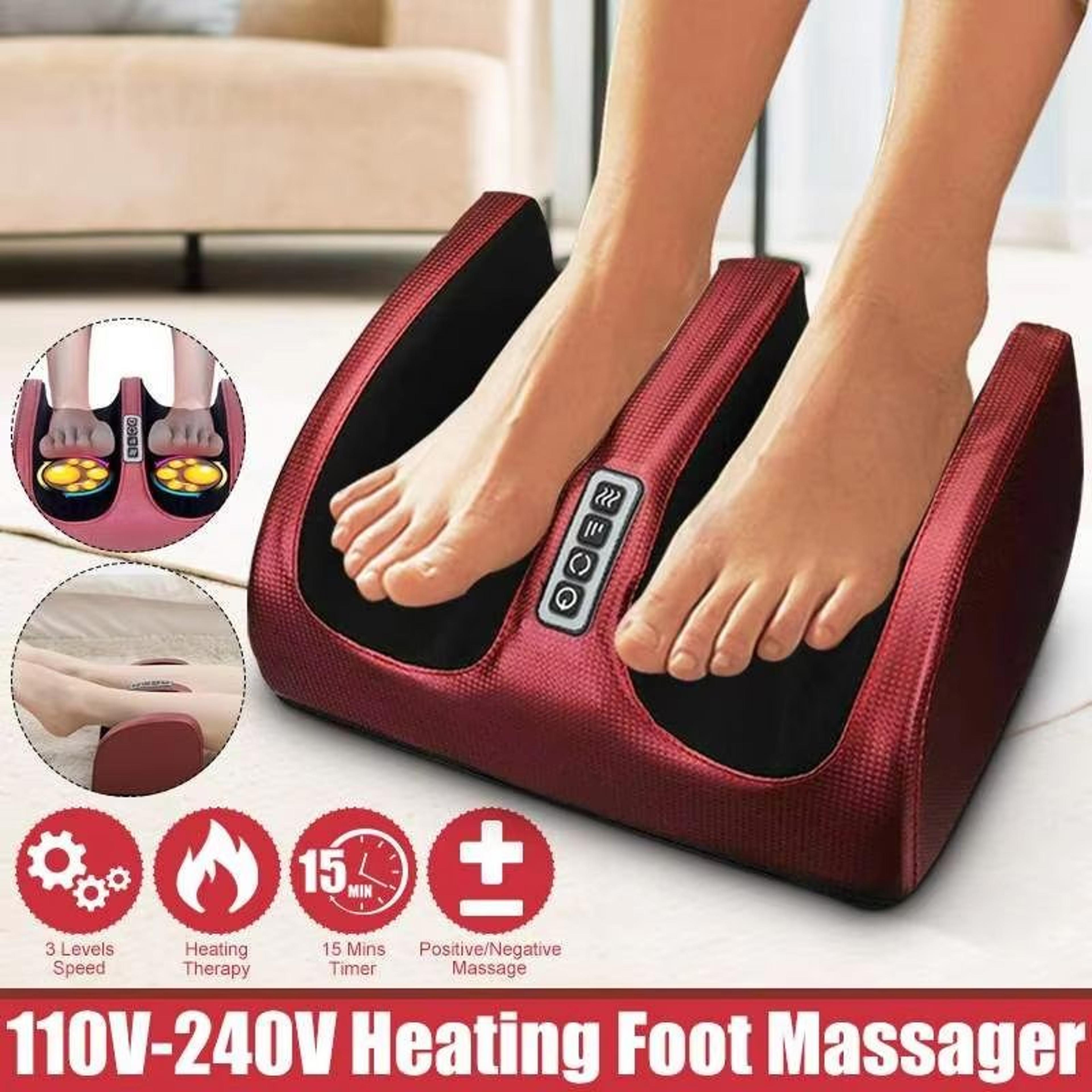 Electric Foot Massager With Heat Shiatsu Kneading Roller Therapy For Daily Relaxation And Comfort 0