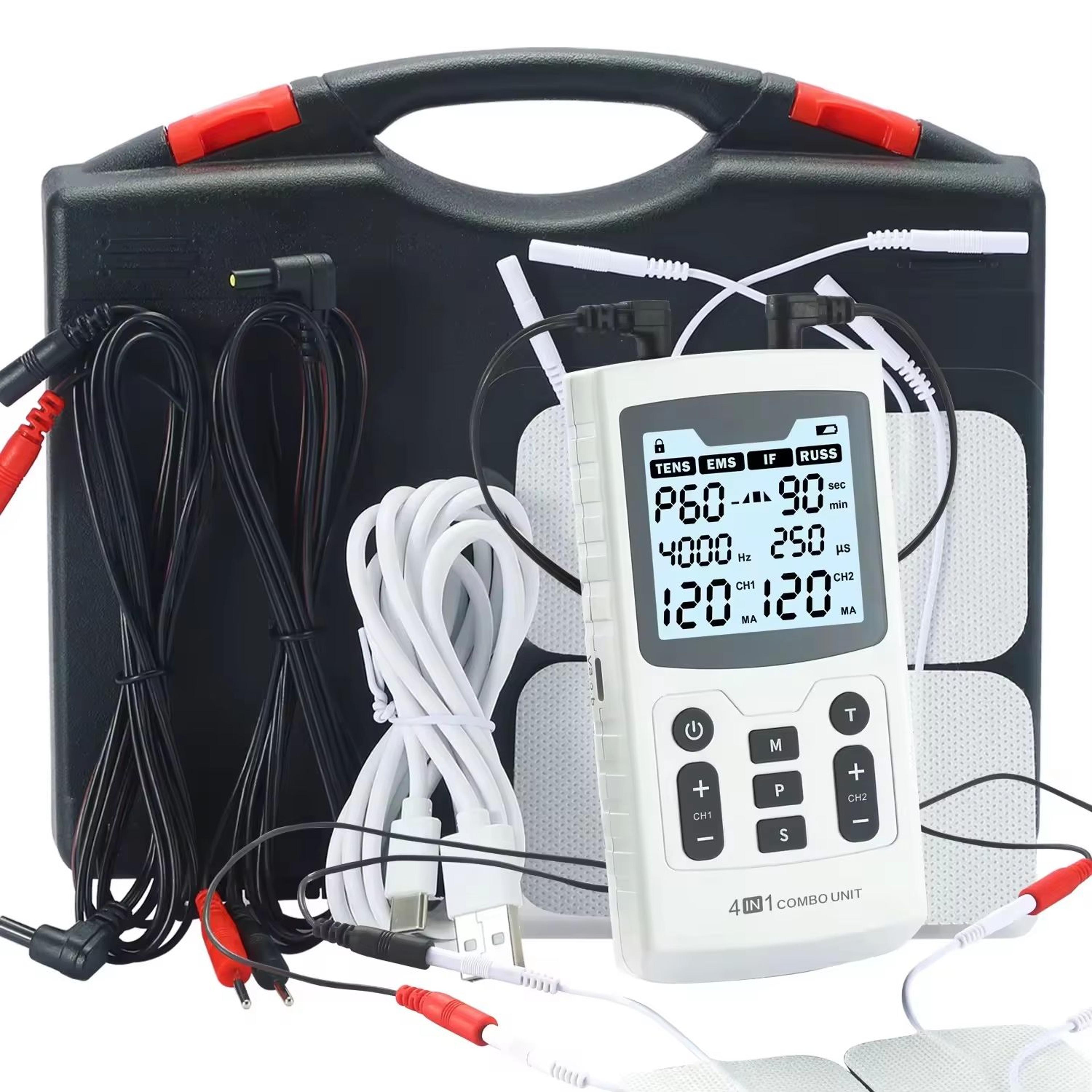 4 In 1 Electric Muscle Stimulator 60 Mode EMS TENS IFC RUSS Physiotherapy Therapy System 6