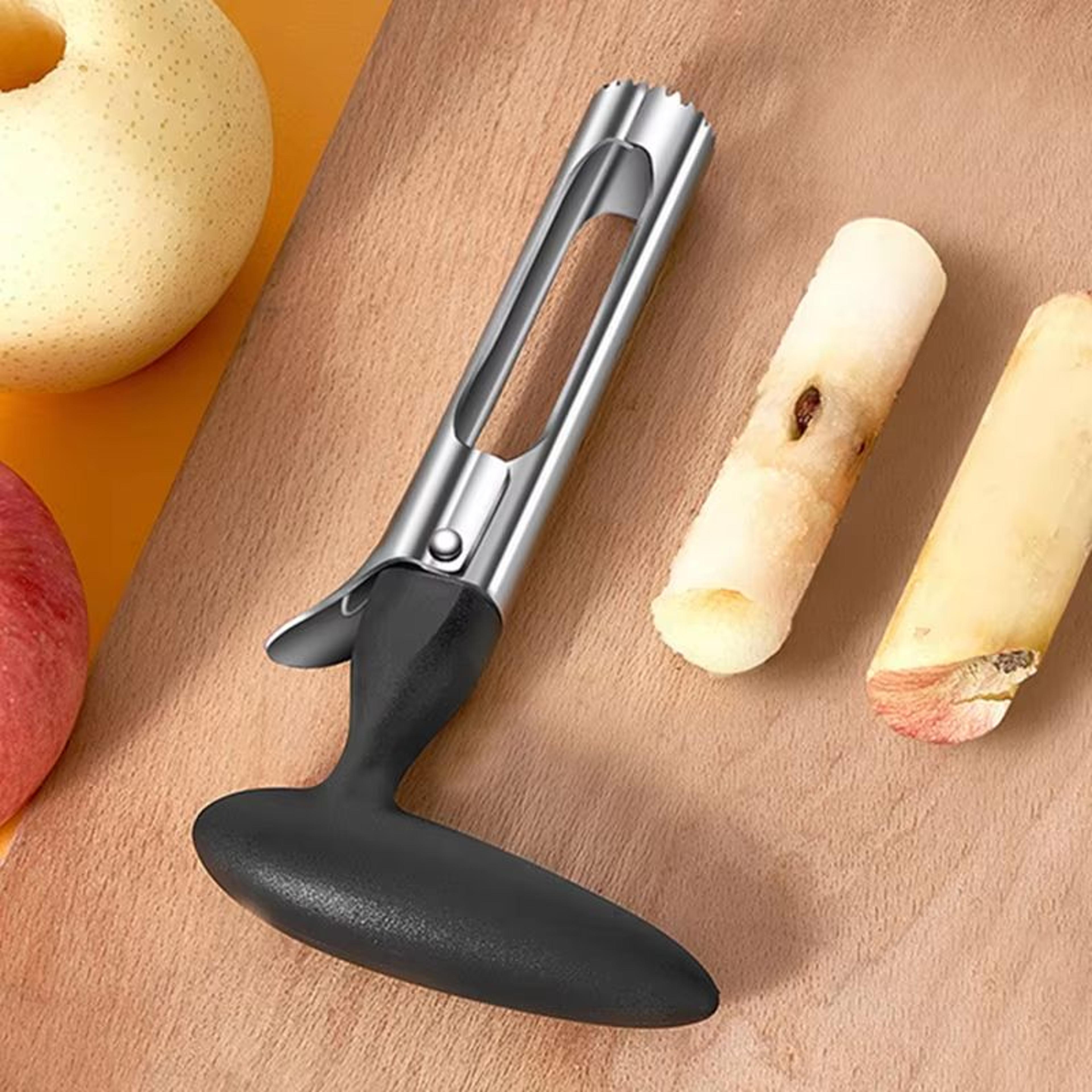 Stainless Steel Apple Corer Remover Fruit Core Cutter And Slicer Tool For Apples And Pears 2