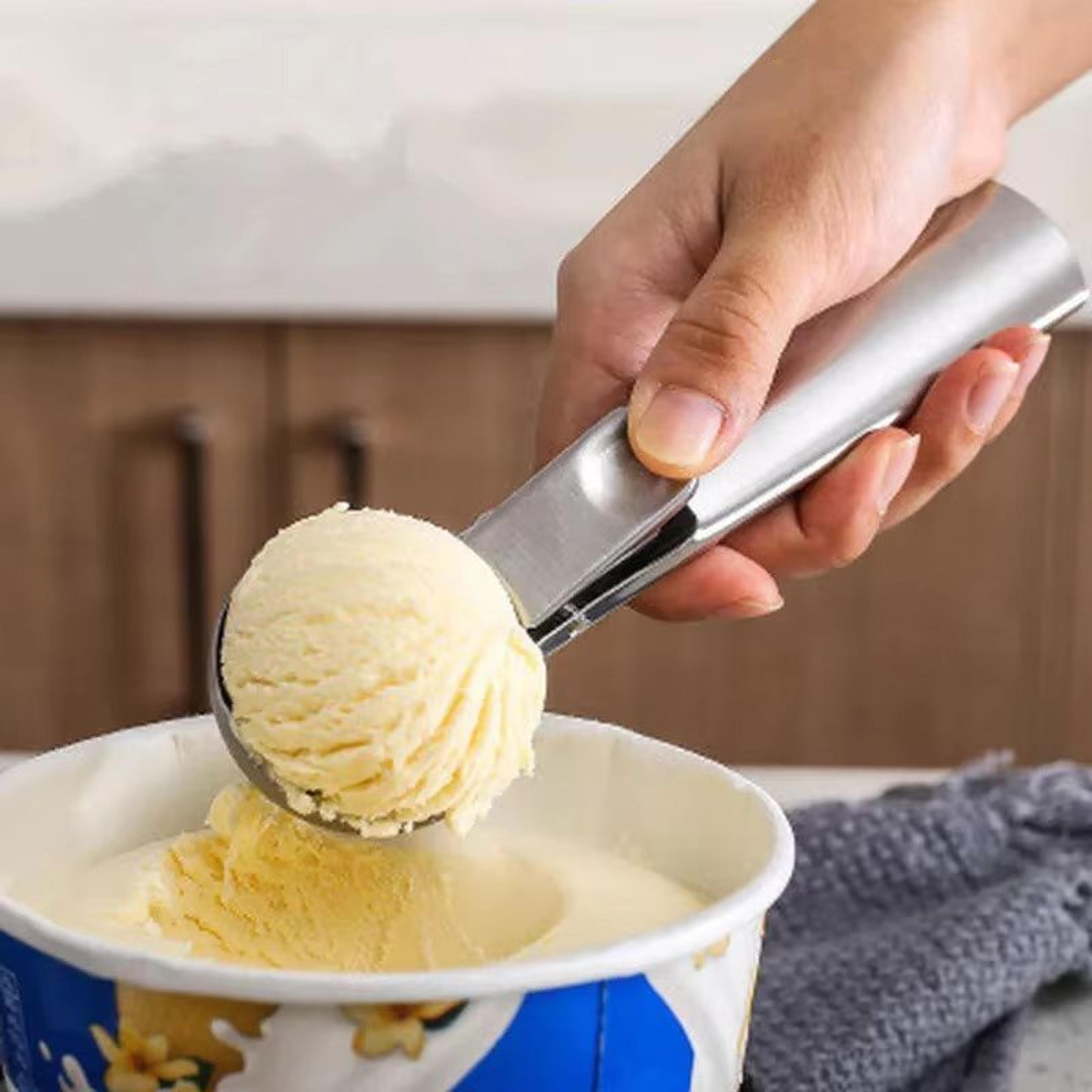 Stainless Steel Ice Cream Spoon Scoop Ball Shaper For Ice Cream Gelato And Frozen Yogurt 0