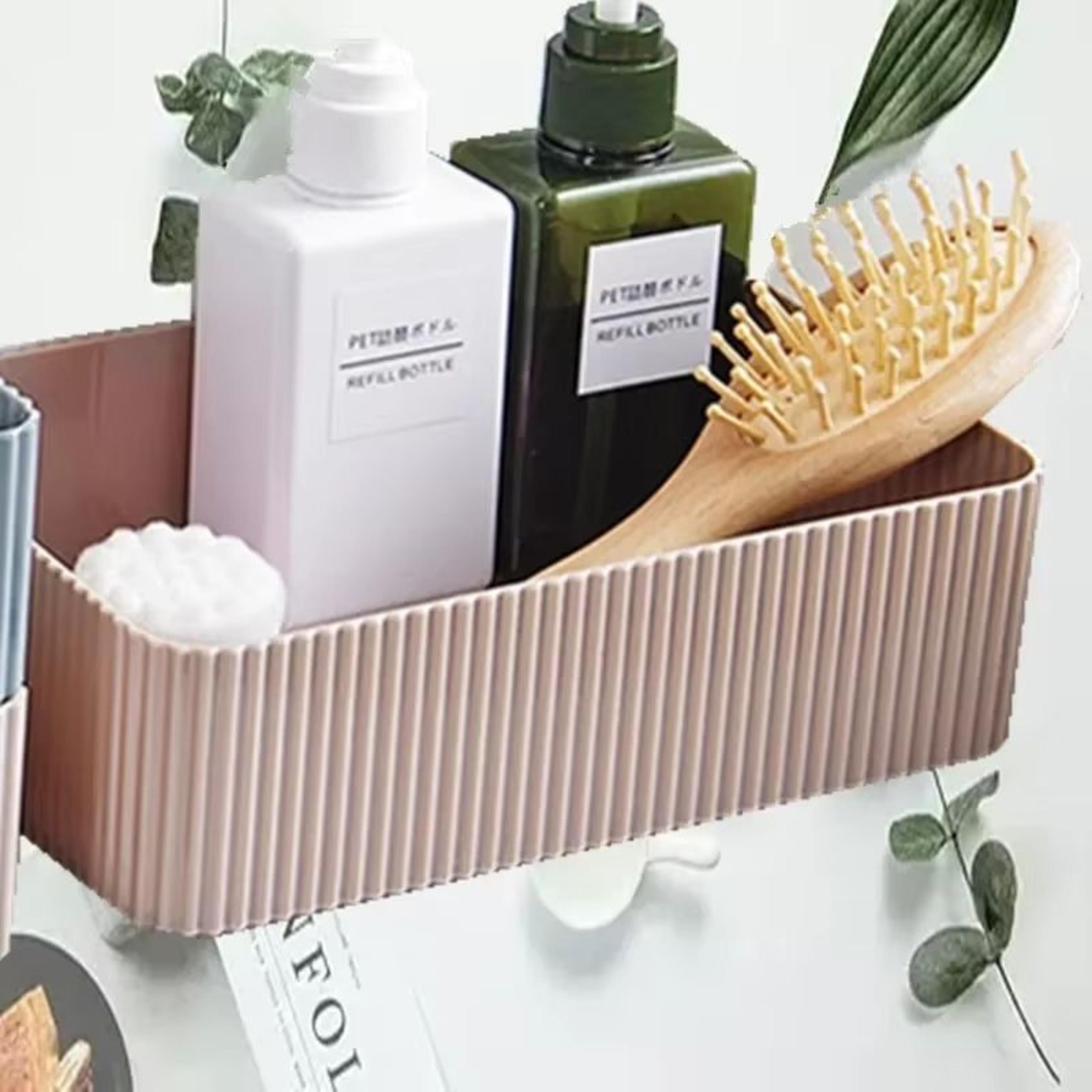 WBBOOMING Grid Desktop Storage Box Organizer For Makeup Bathroom Office And Closet Essentials 3