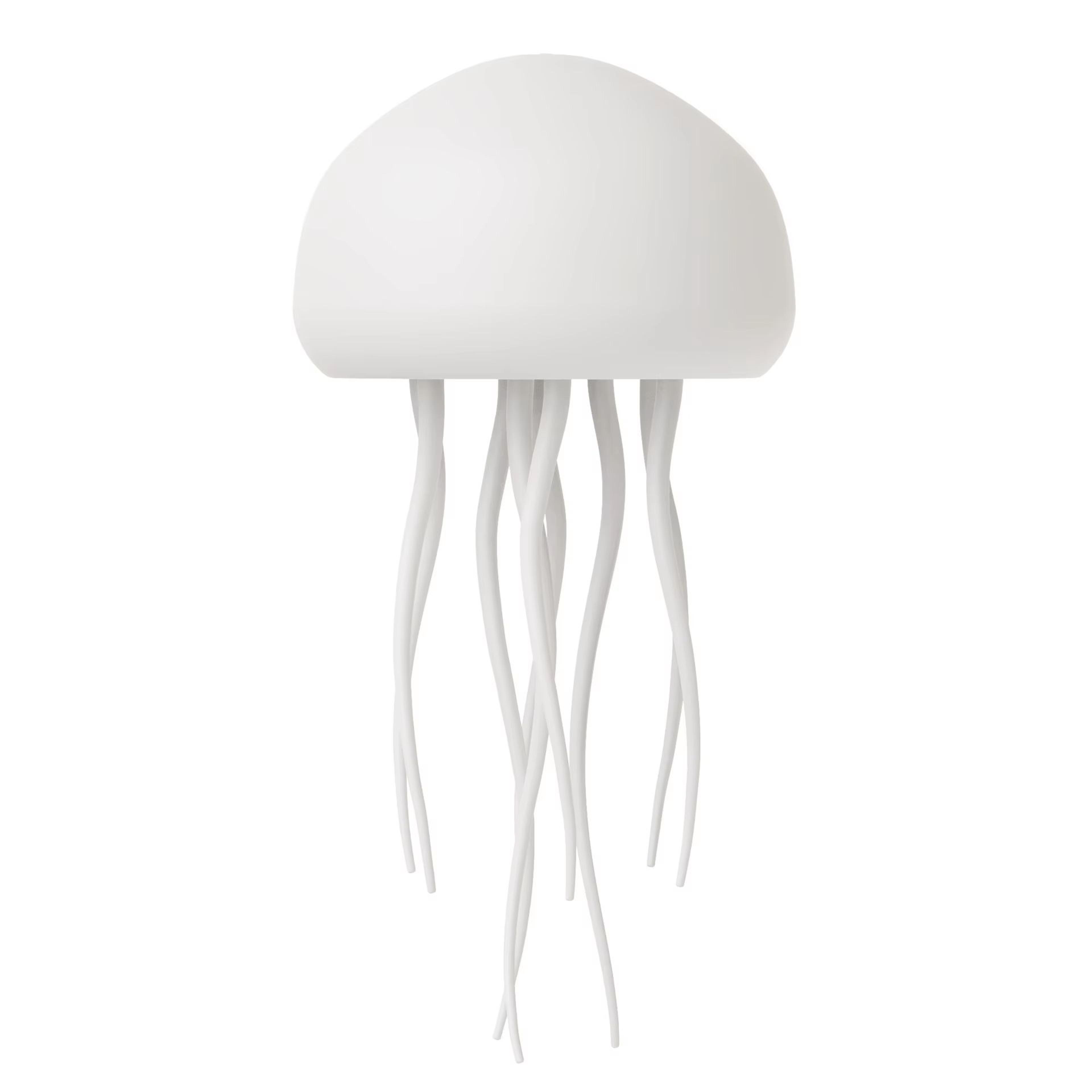 RGB Jellyfish Night Light With Gradient Lighting Voice Control Type C Rechargeable Bedside Lamp 6