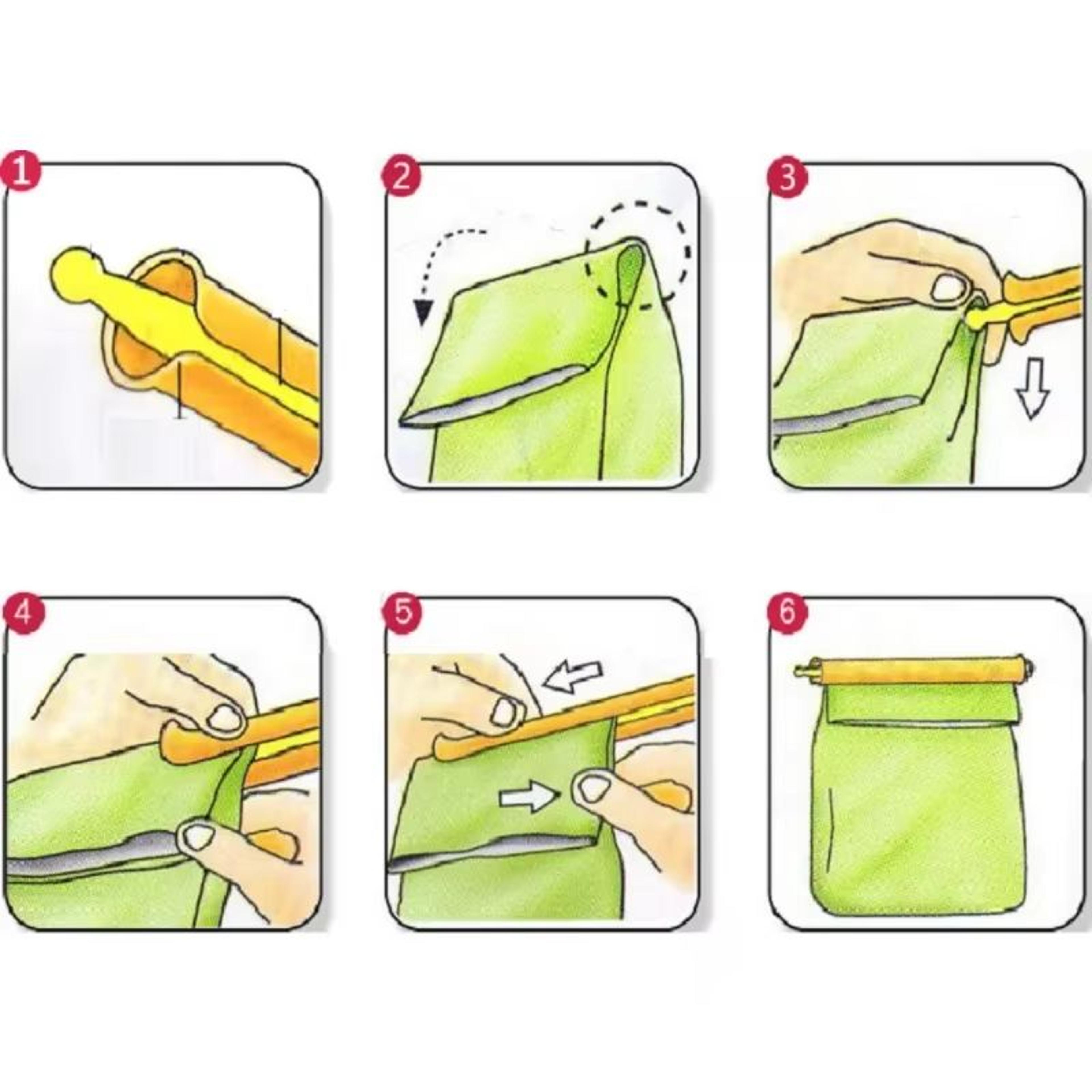 WBBOOMING Korean Style Food Bag Sealing Clips Set 24 Piece Moisture Proof Kitchen Storage Clips 3
