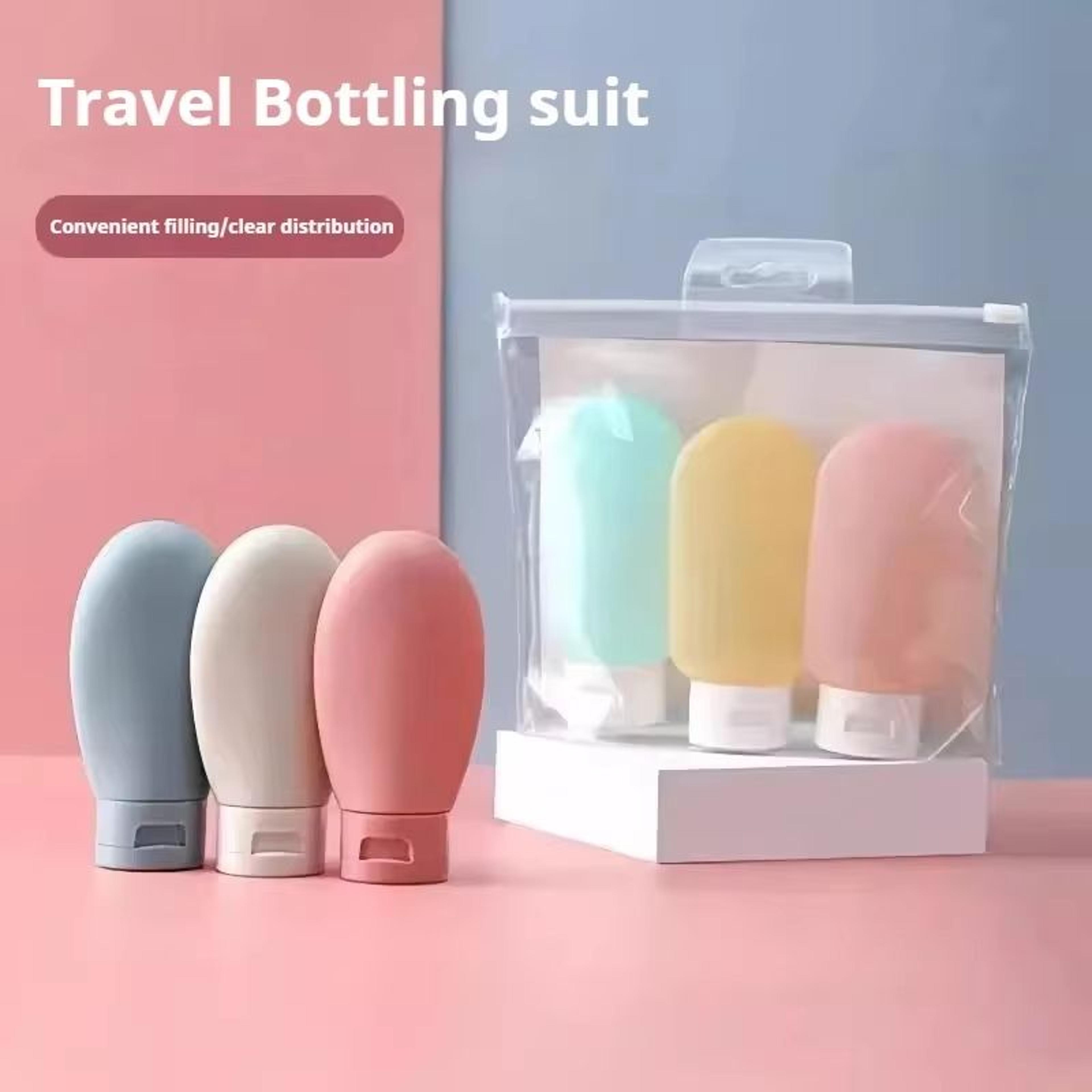 Refillable Soft Silicone Travel Bottles Set 60ML 203 Fl Oz Squeeze Tubes For Toiletries And Cosmeti 0