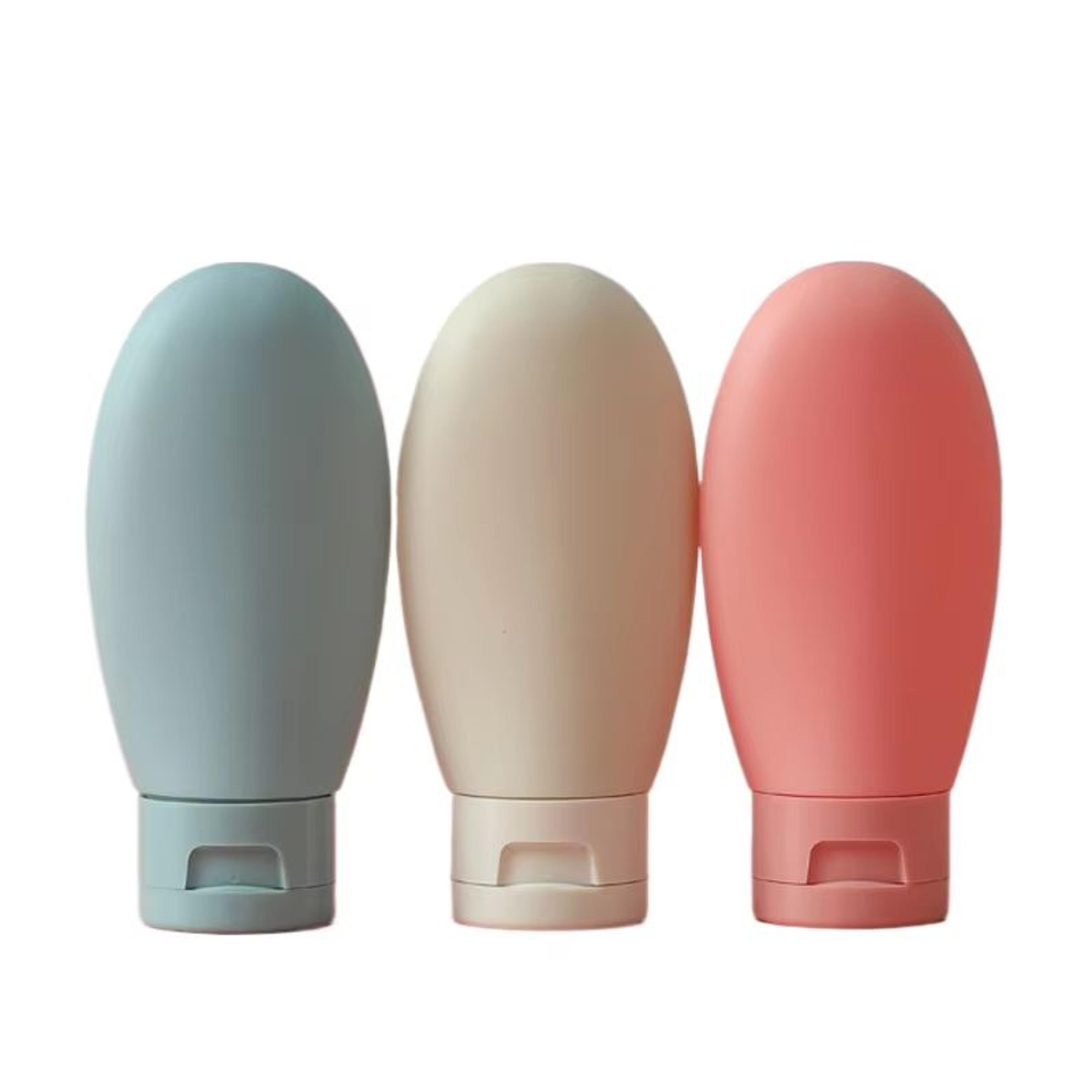 Refillable Soft Silicone Travel Bottles Set 60ML 203 Fl Oz Squeeze Tubes For Toiletries And Cosmeti 7
