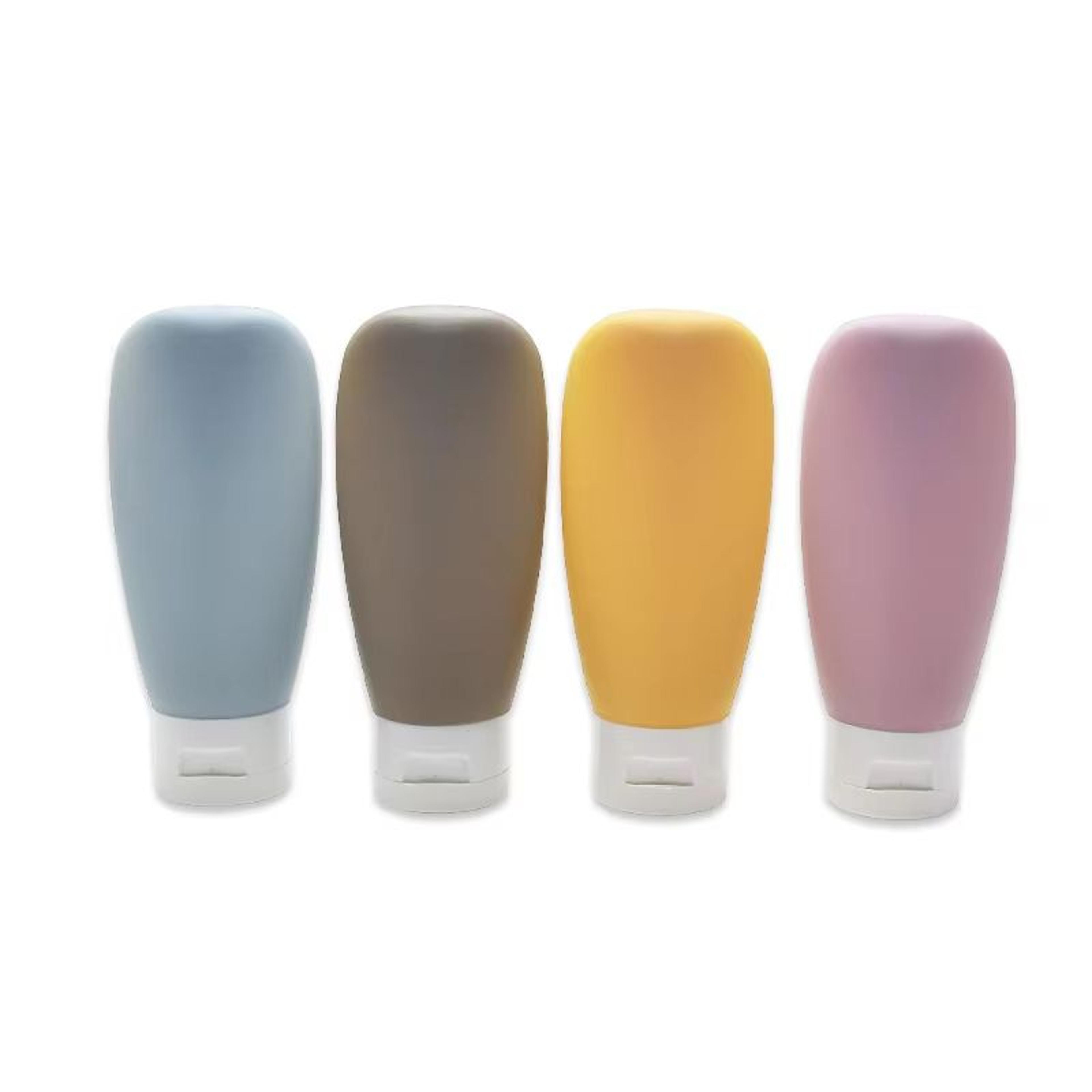Refillable Soft Silicone Travel Bottles Set 60ML 203 Fl Oz Squeeze Tubes For Toiletries And Cosmeti 8