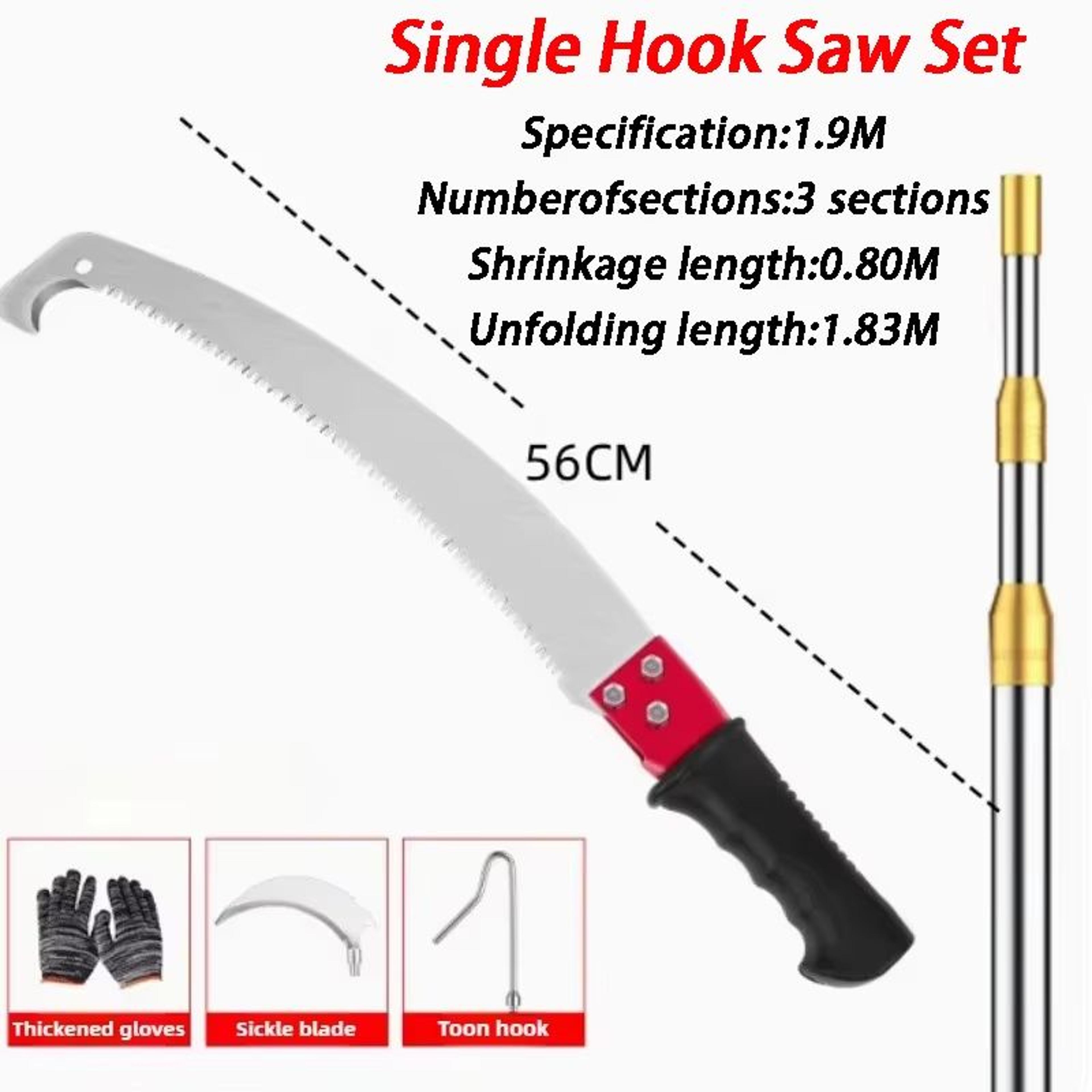High Altitude Retractable Branch Pruning Saw Portable Garden Tree Trimming Hand Tool 6