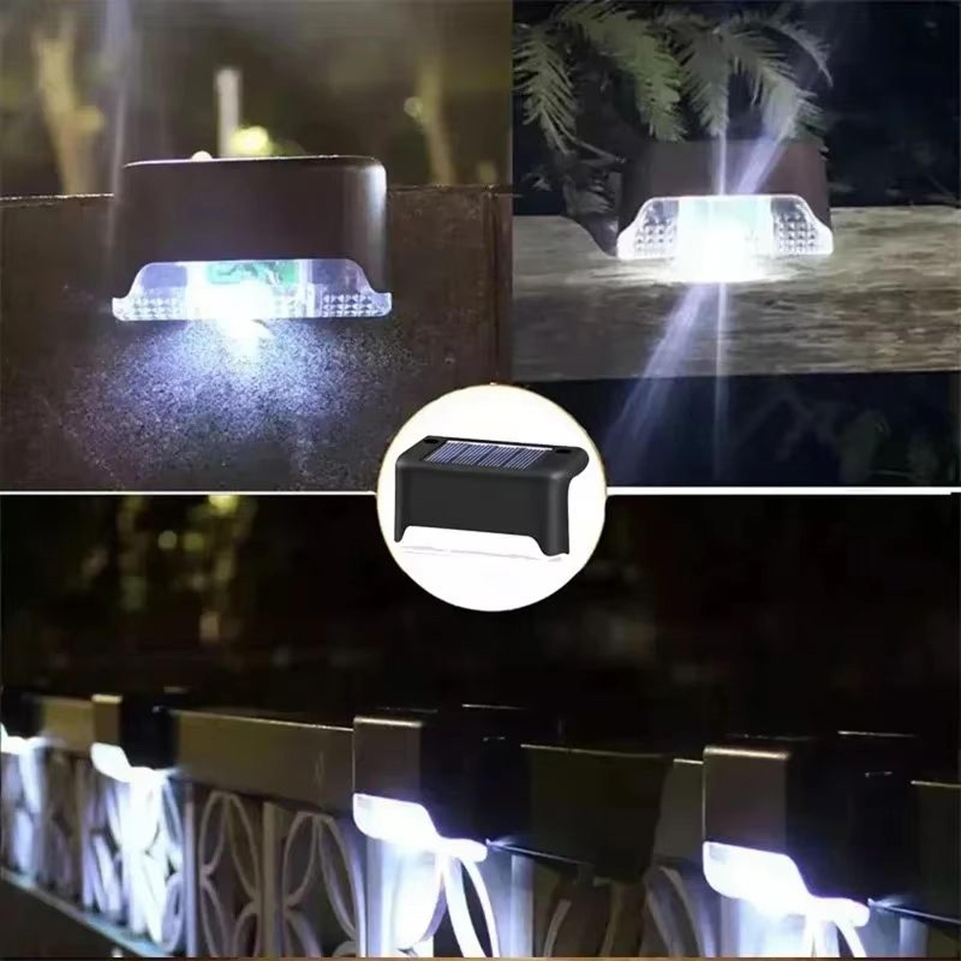 Solar LED Step Lights Outdoor Waterproof Deck And Stair Garden Lighting Set 7