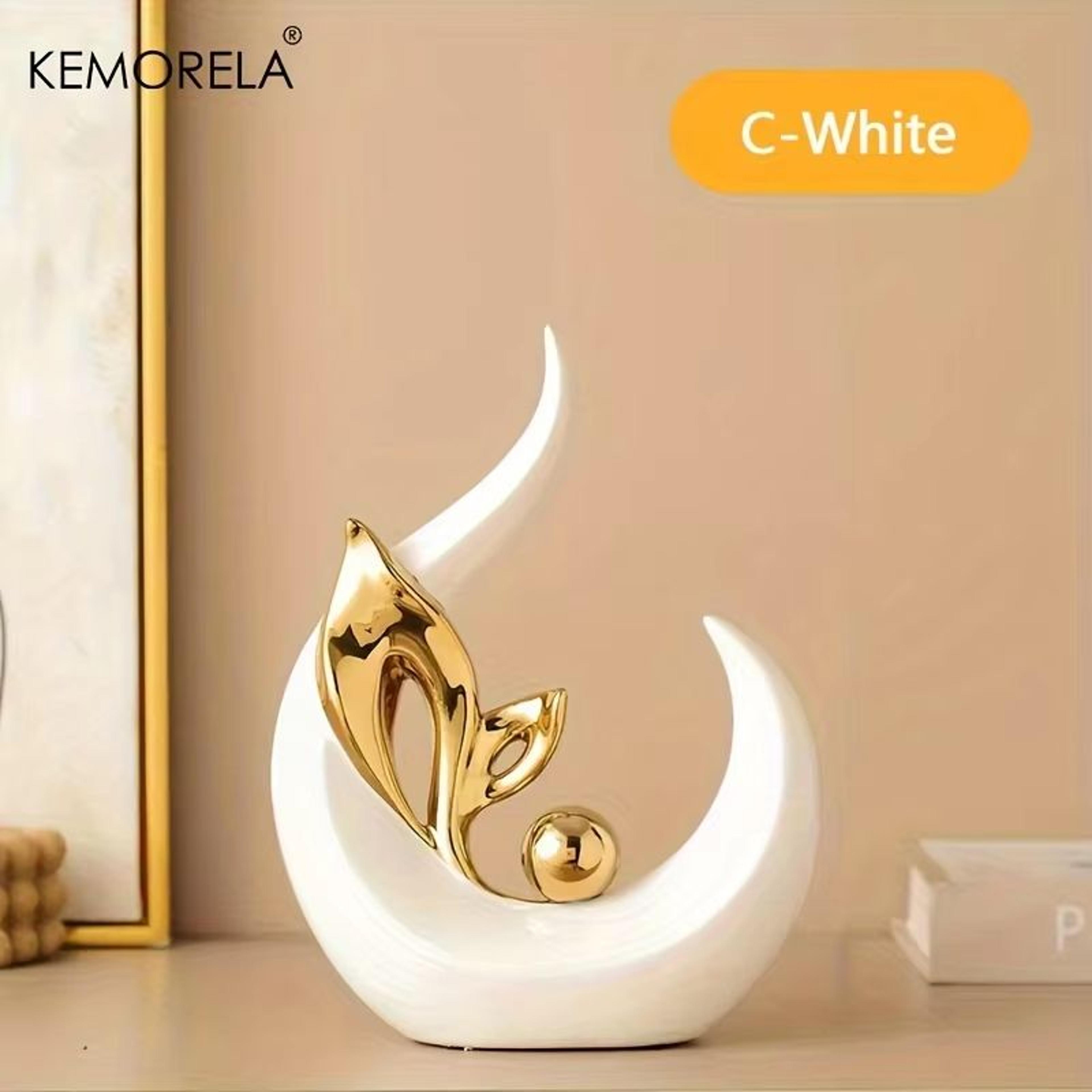 Nordic Ceramic Statue Creative Luxury Sculpture For Living Room And Office Decor 8