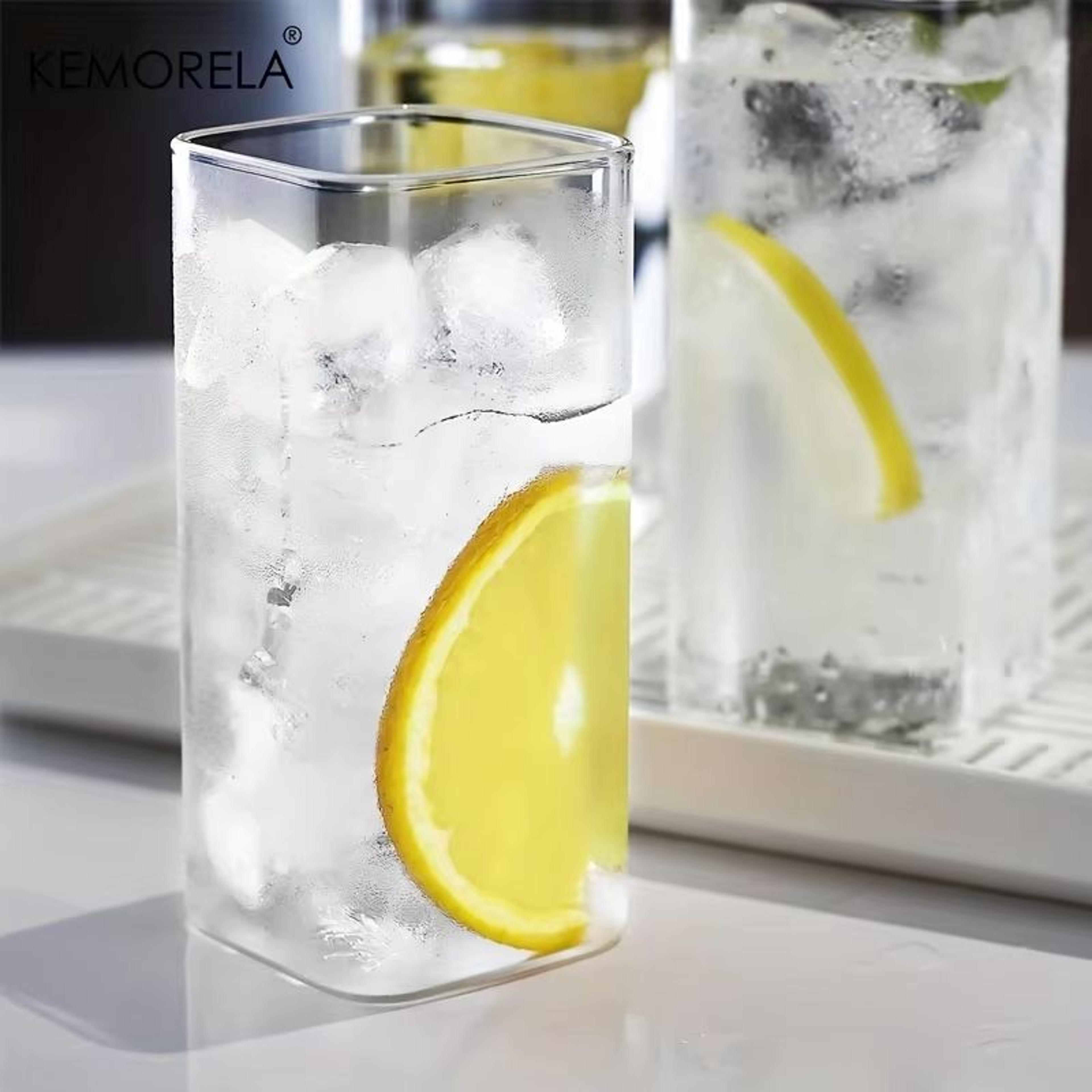 4Piece Highball Glass Set  1688  1893 Fl Oz Clear Tall Drinking Glasses For Cocktails Beer Juice An 5