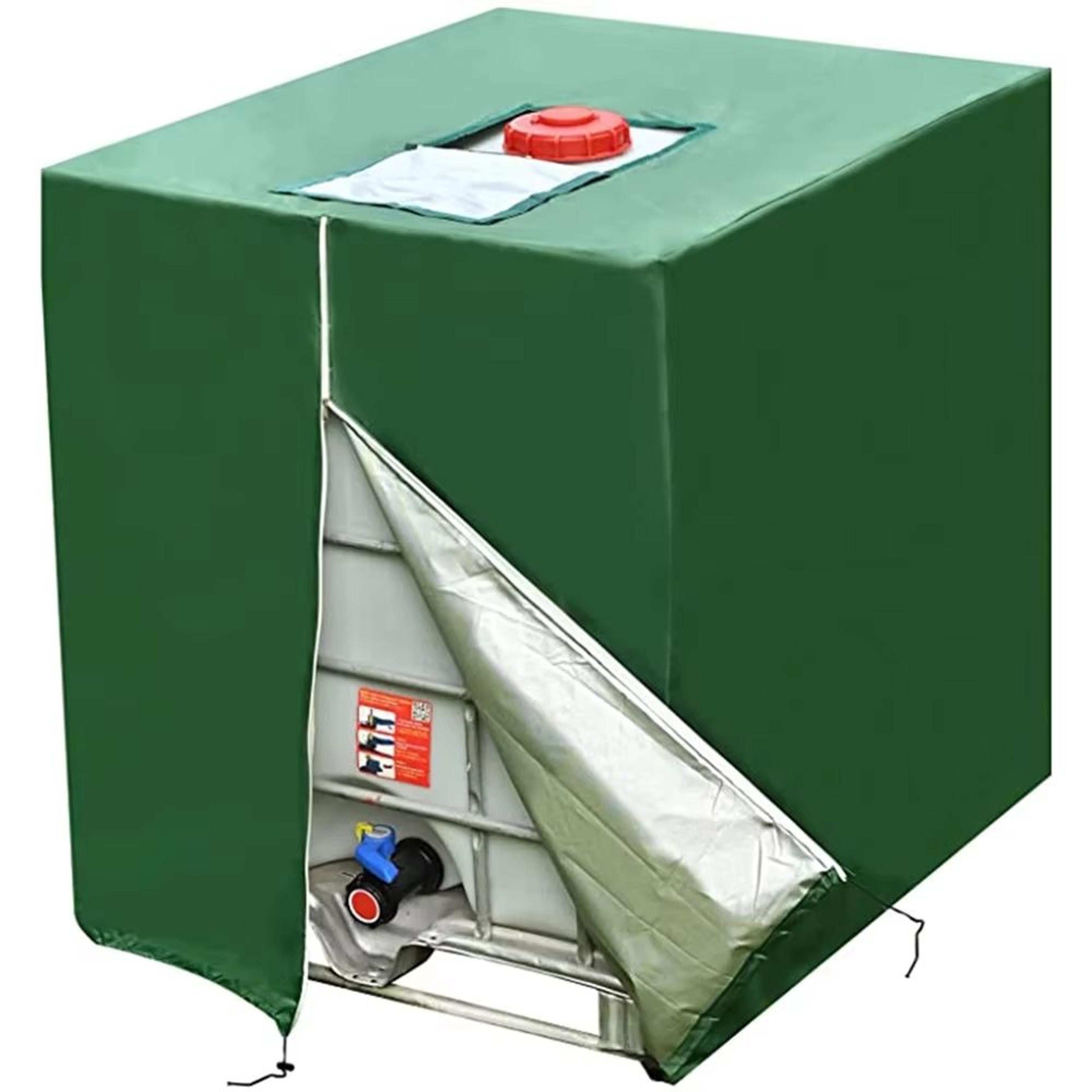 UVResistant Waterproof IBC Tank Cover With Zipper For 264 Gal 1000L Water Storage Tanks 1