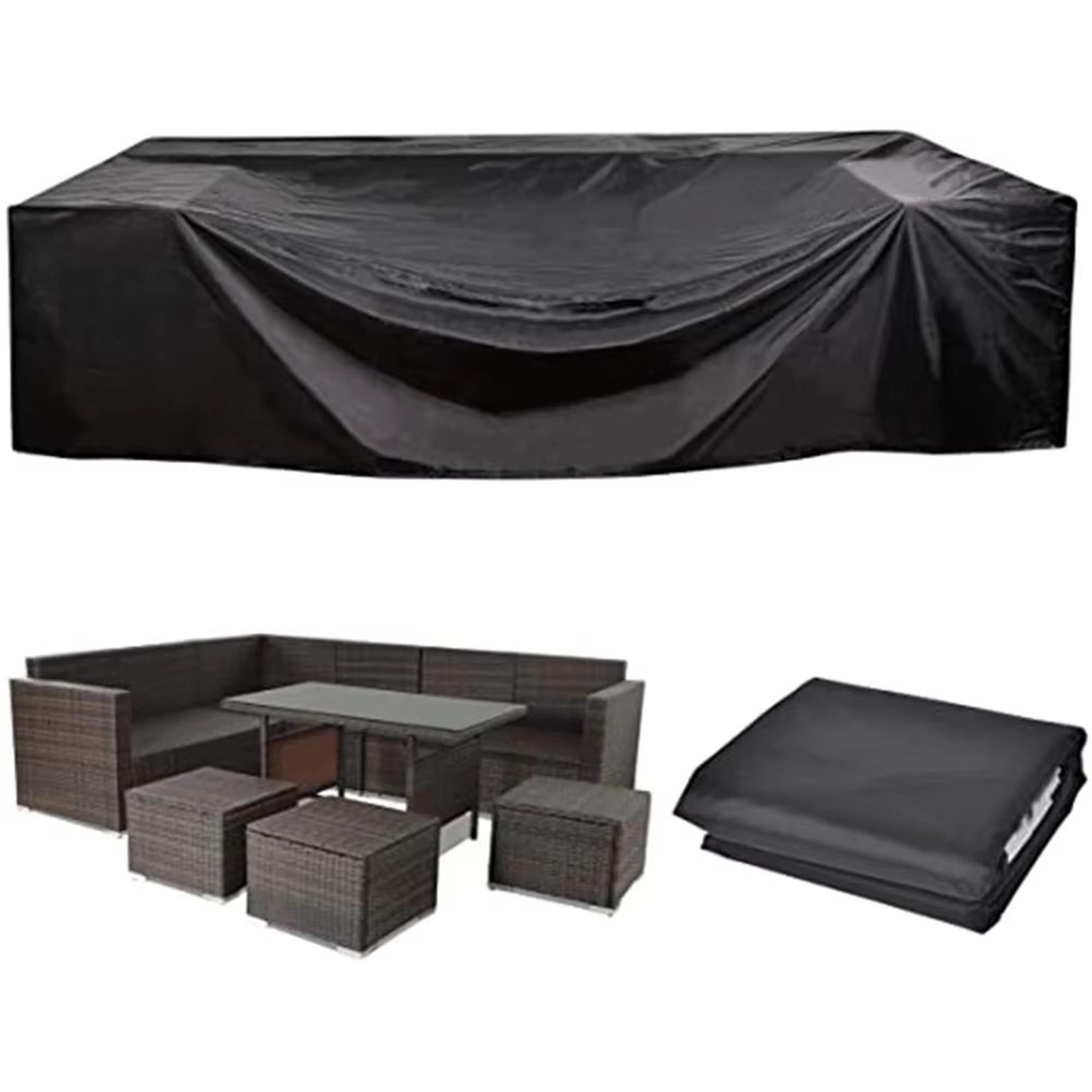 heavy duty square waterproof outdoor furniture cover with uv and dust protection for patio tables and sets